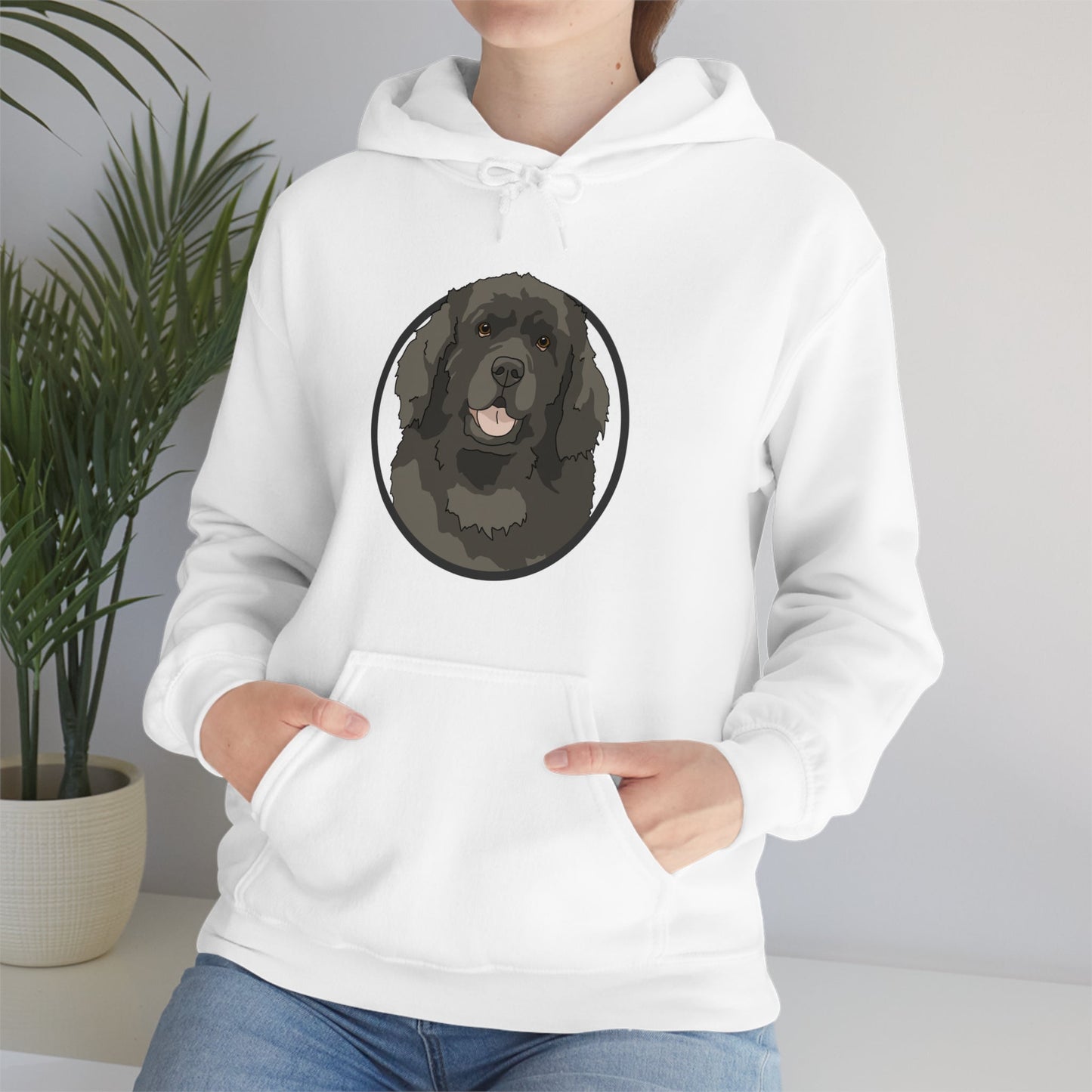 Newfoundland Circle | Hooded Sweatshirt - Detezi Designs-12121486203807580887