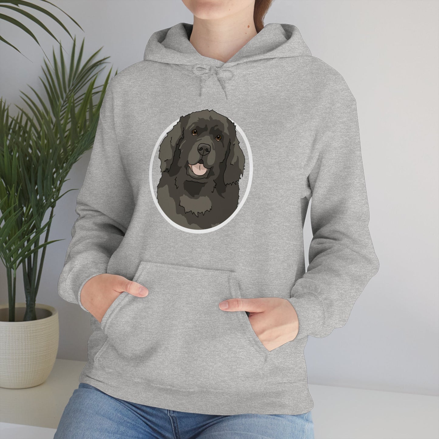 Newfoundland Circle | Hooded Sweatshirt - Detezi Designs-12121486203807580887