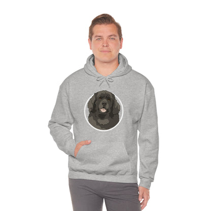 Newfoundland Circle | Hooded Sweatshirt - Detezi Designs-12121486203807580887