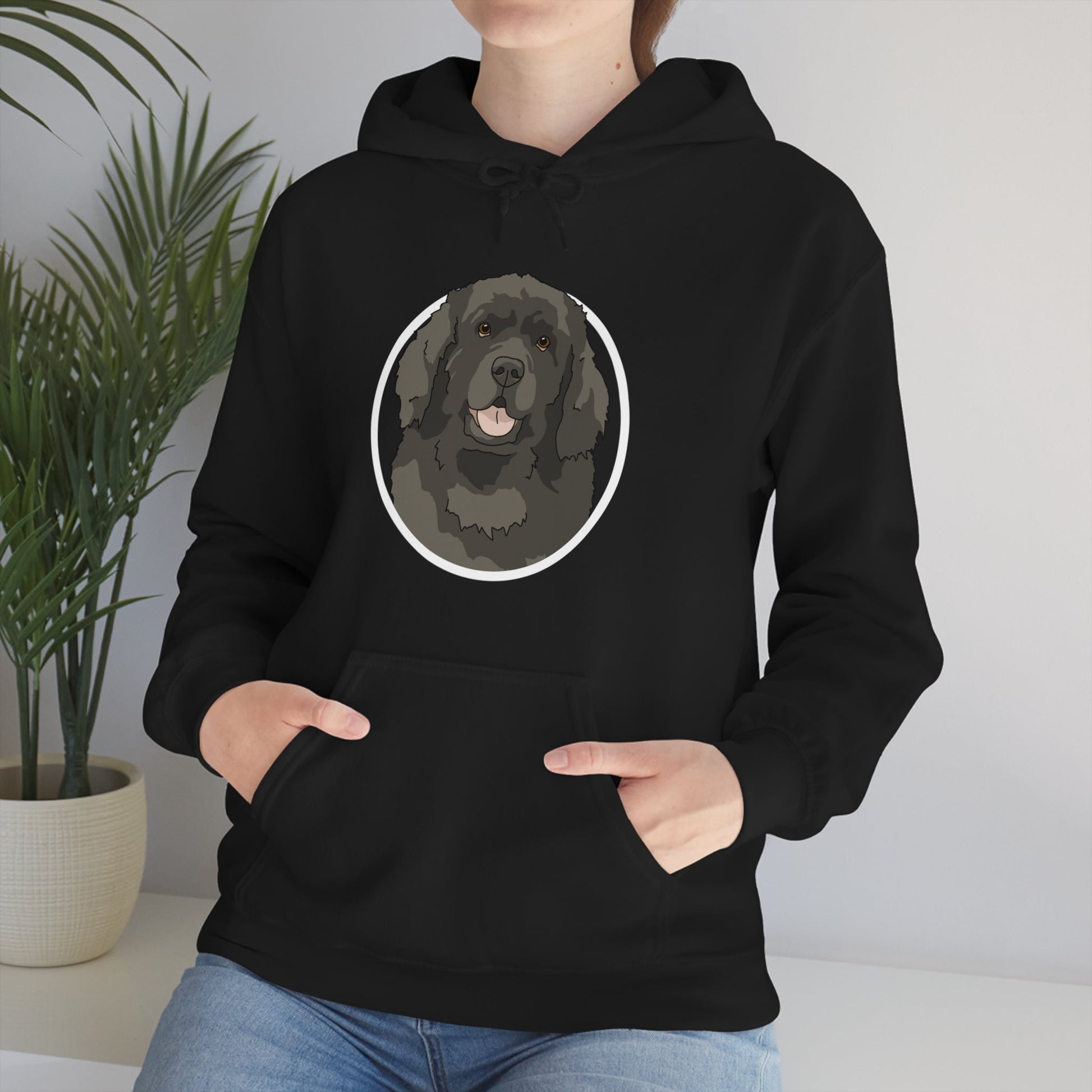 Newfoundland Circle | Hooded Sweatshirt - Detezi Designs-12121486203807580887