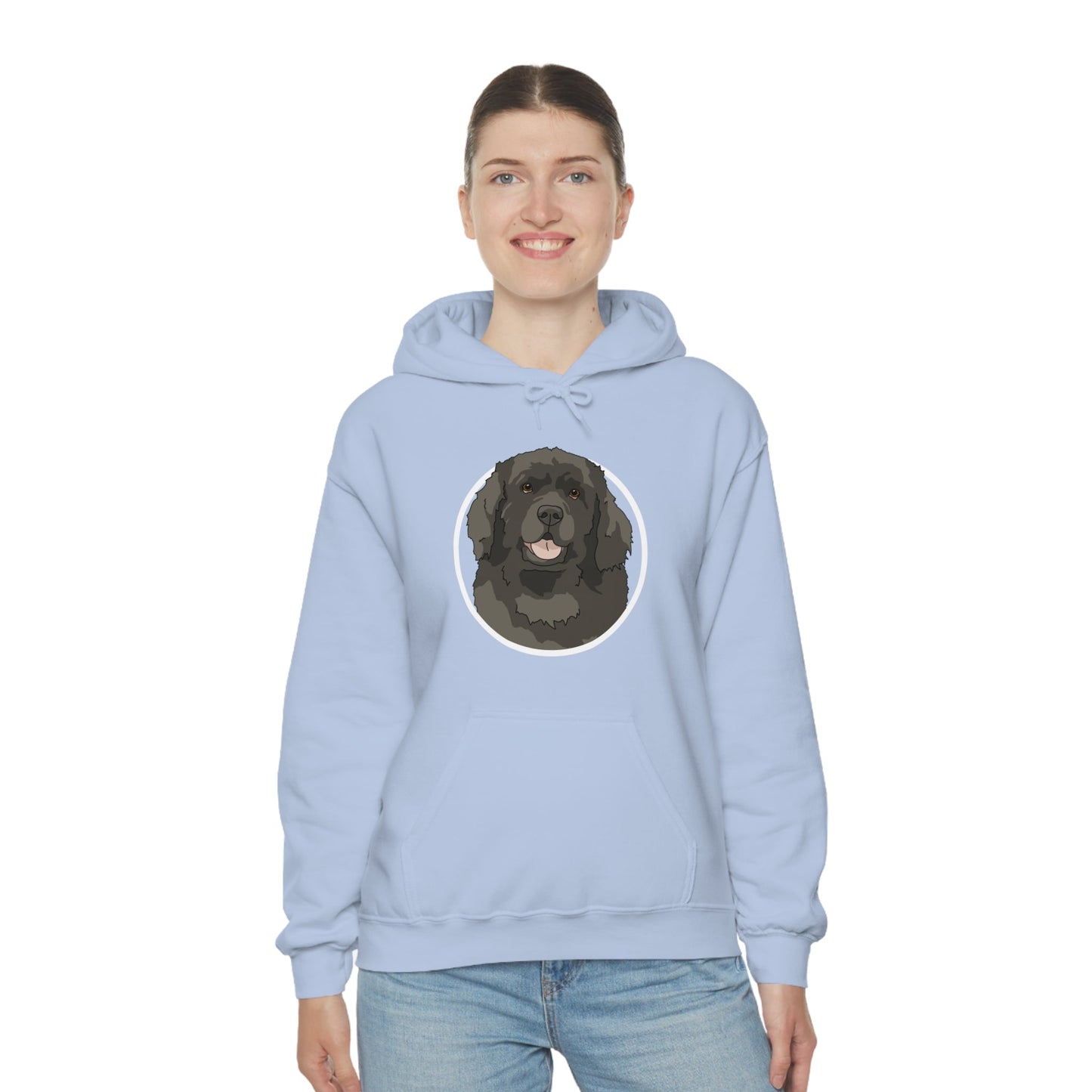 Newfoundland Circle | Hooded Sweatshirt - Detezi Designs-12121486203807580887