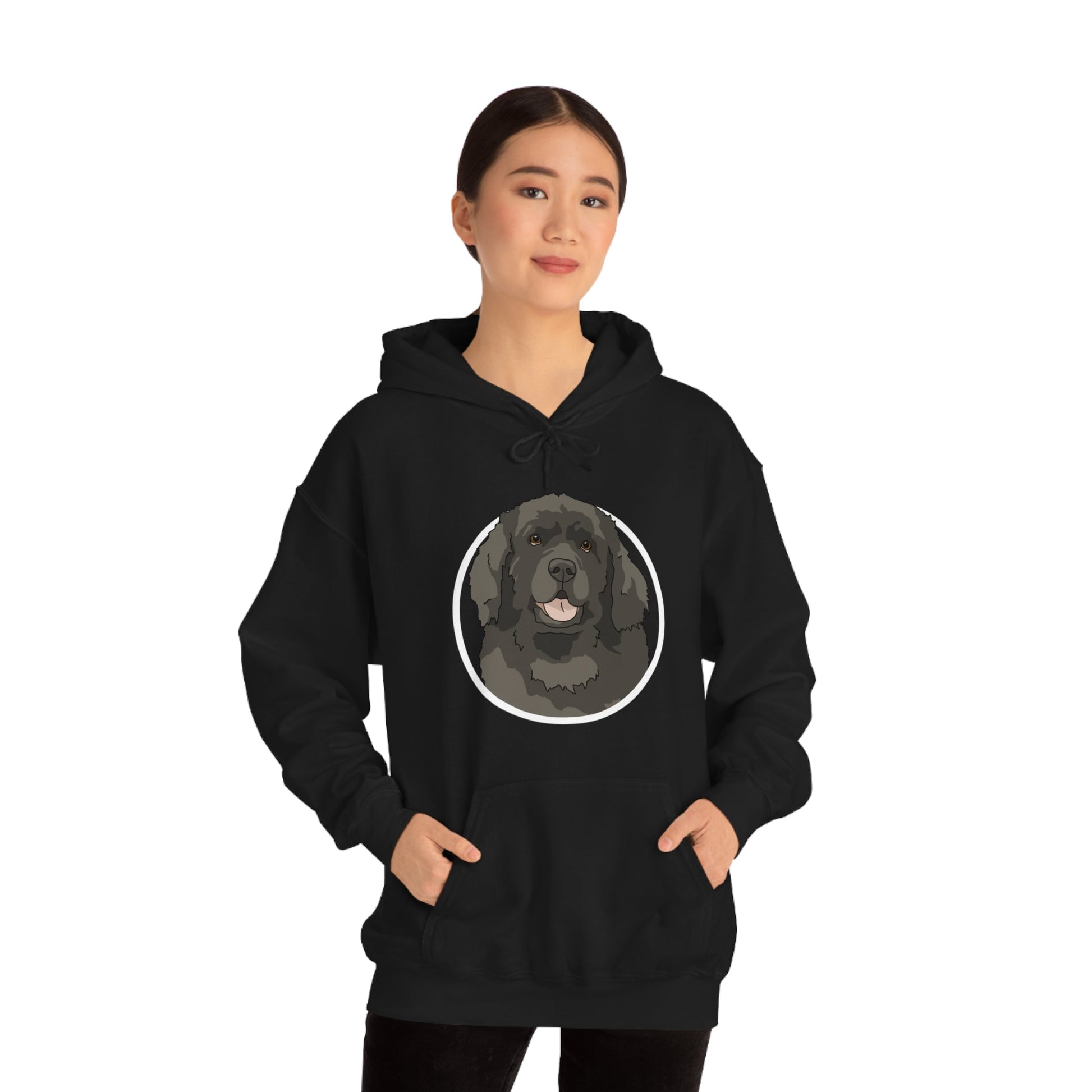 Newfoundland Circle | Hooded Sweatshirt - Detezi Designs-12121486203807580887