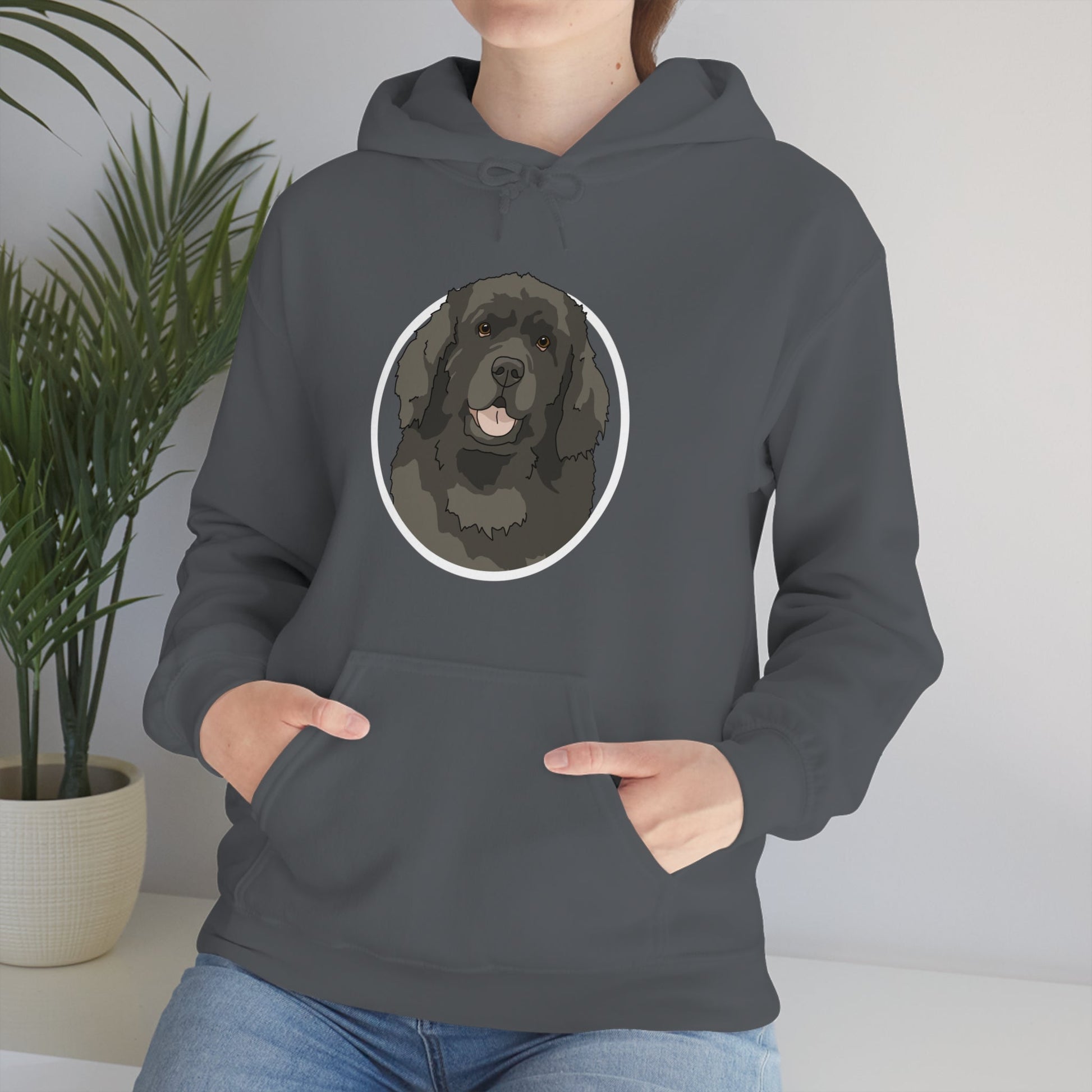 Newfoundland Circle | Hooded Sweatshirt - Detezi Designs-12121486203807580887