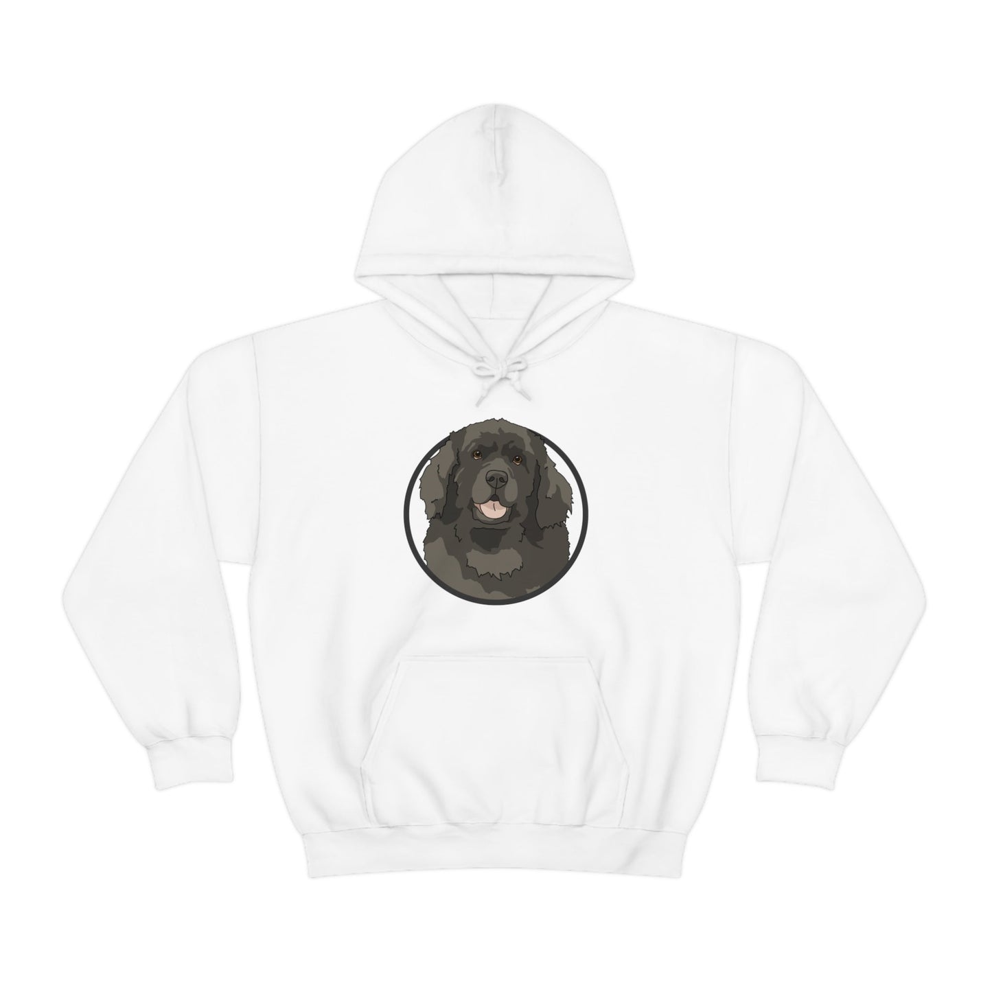 Newfoundland Circle | Hooded Sweatshirt - Detezi Designs-12121486203807580887