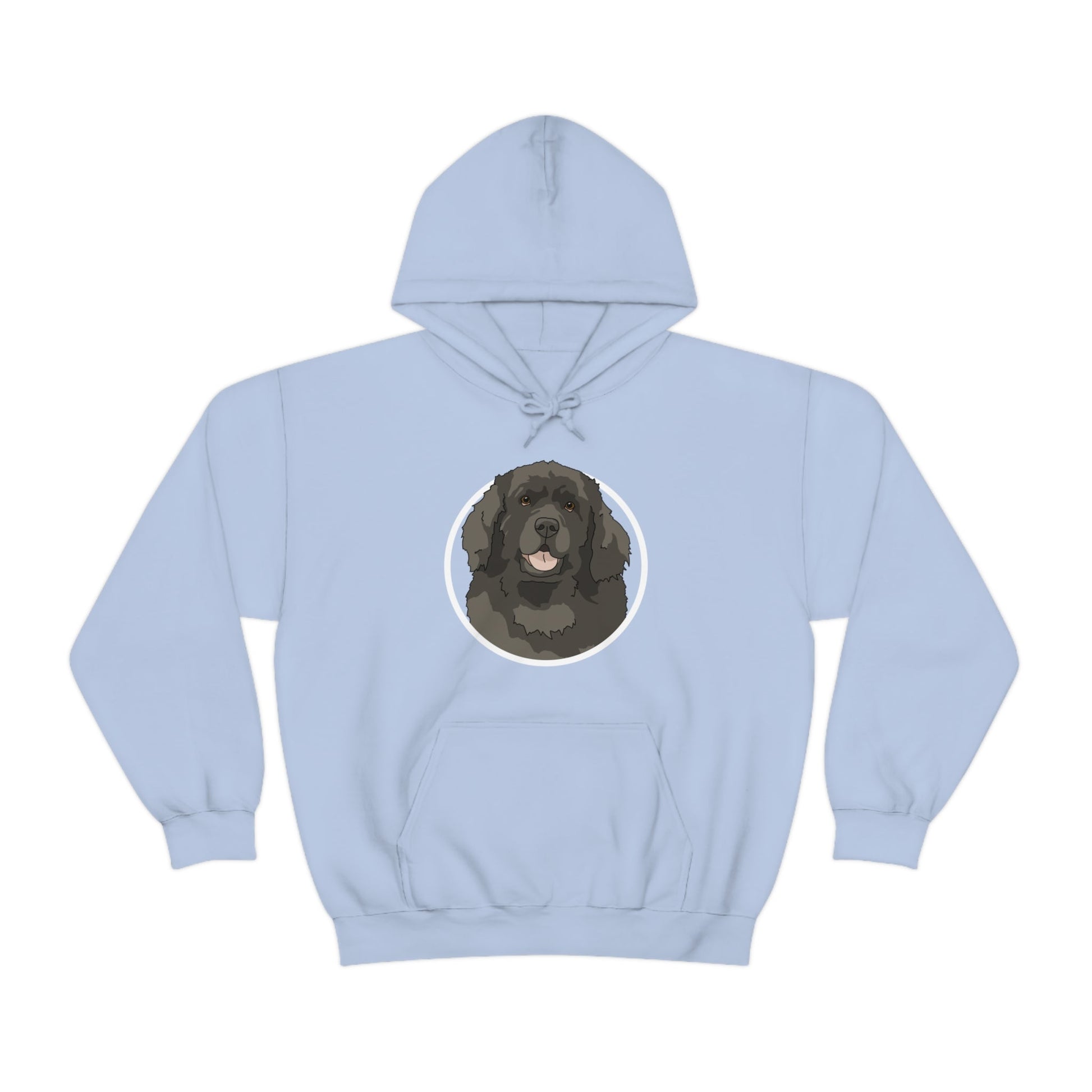 Newfoundland Circle | Hooded Sweatshirt - Detezi Designs-17831880057318853440