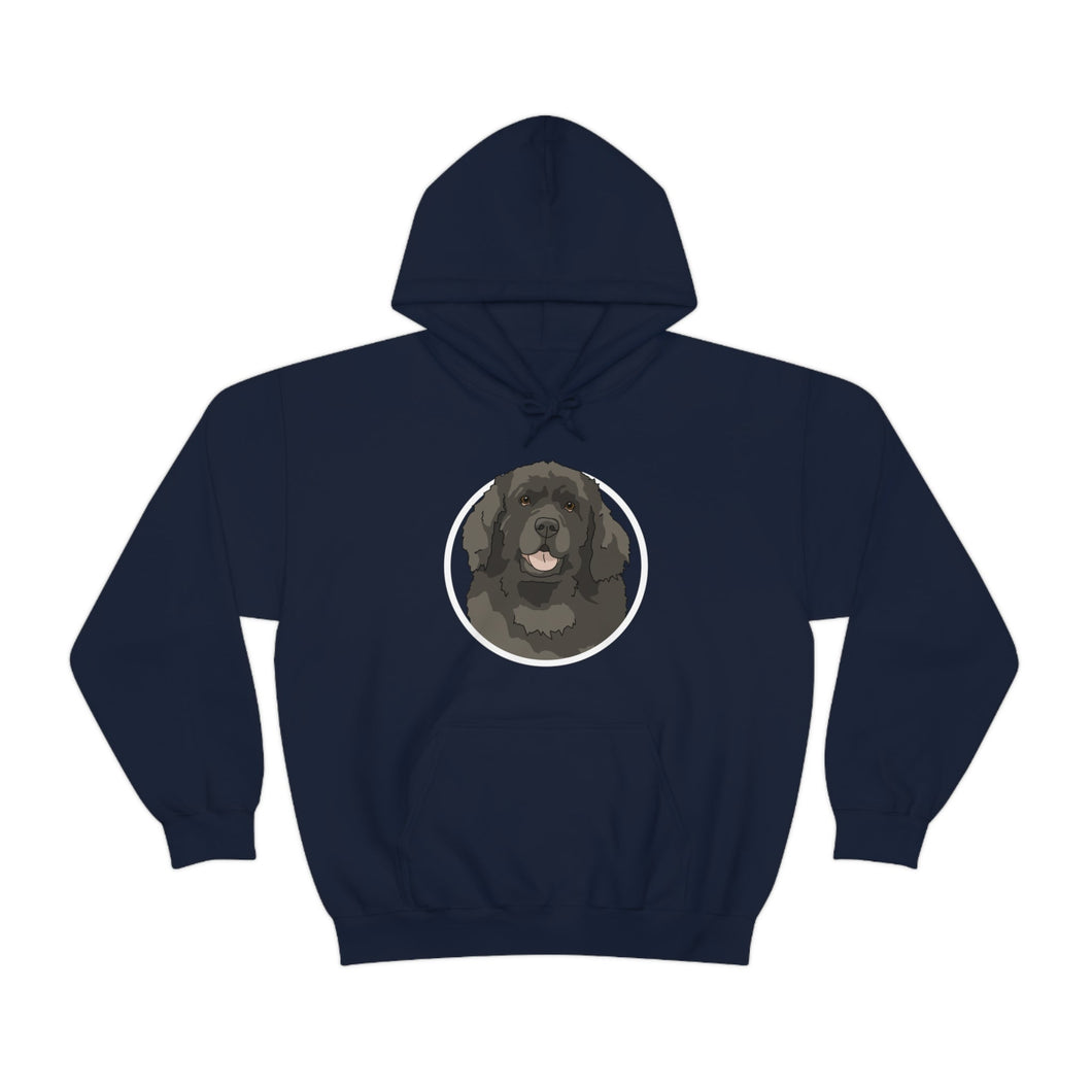 Newfoundland Circle | Hooded Sweatshirt - Detezi Designs-28533853258318289717