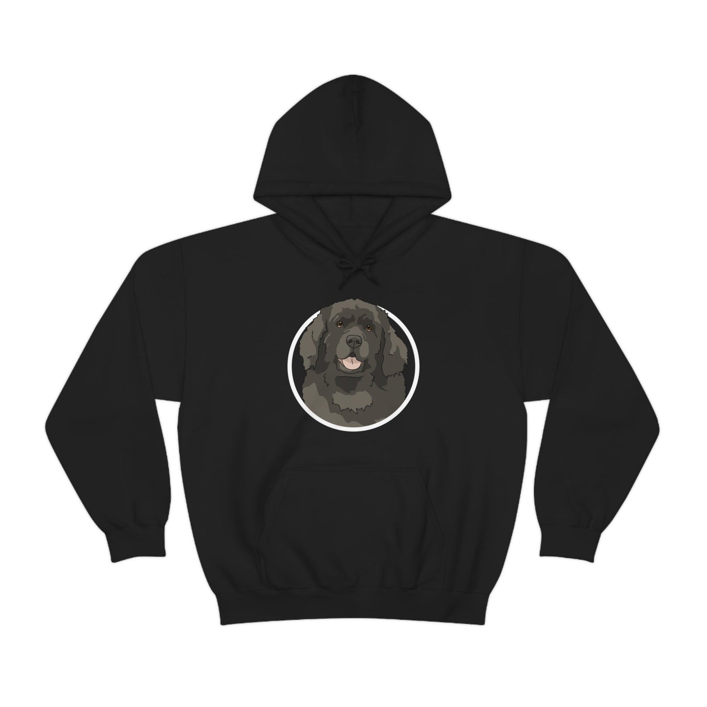 Newfoundland Circle | Hooded Sweatshirt - Detezi Designs-54597619114196904012