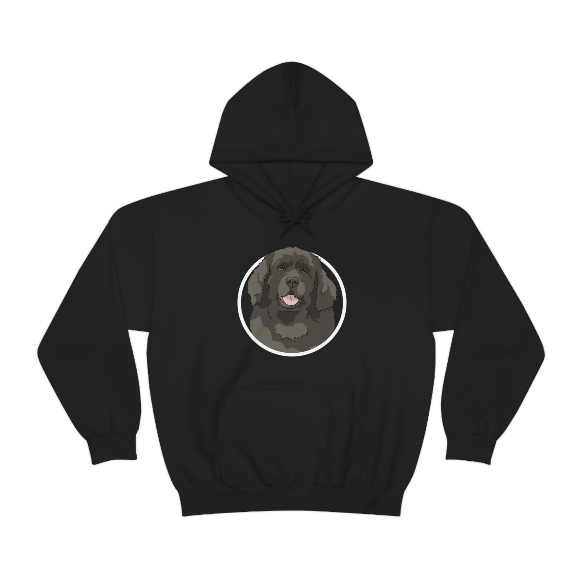 Newfoundland Circle | Hooded Sweatshirt - Detezi Designs-54597619114196904012