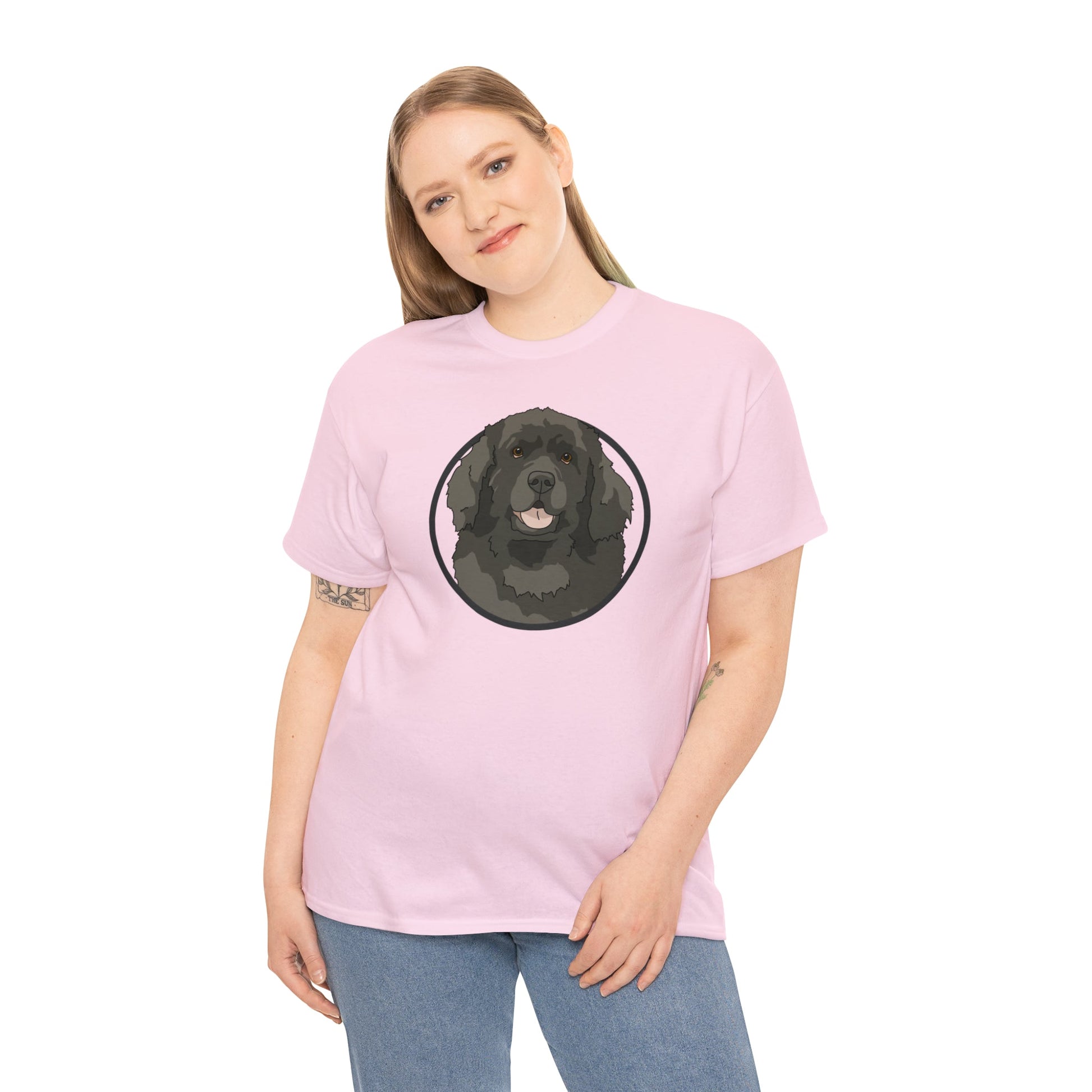 Newfoundland Circle | T-shirt - Detezi Designs-18405734960850901300