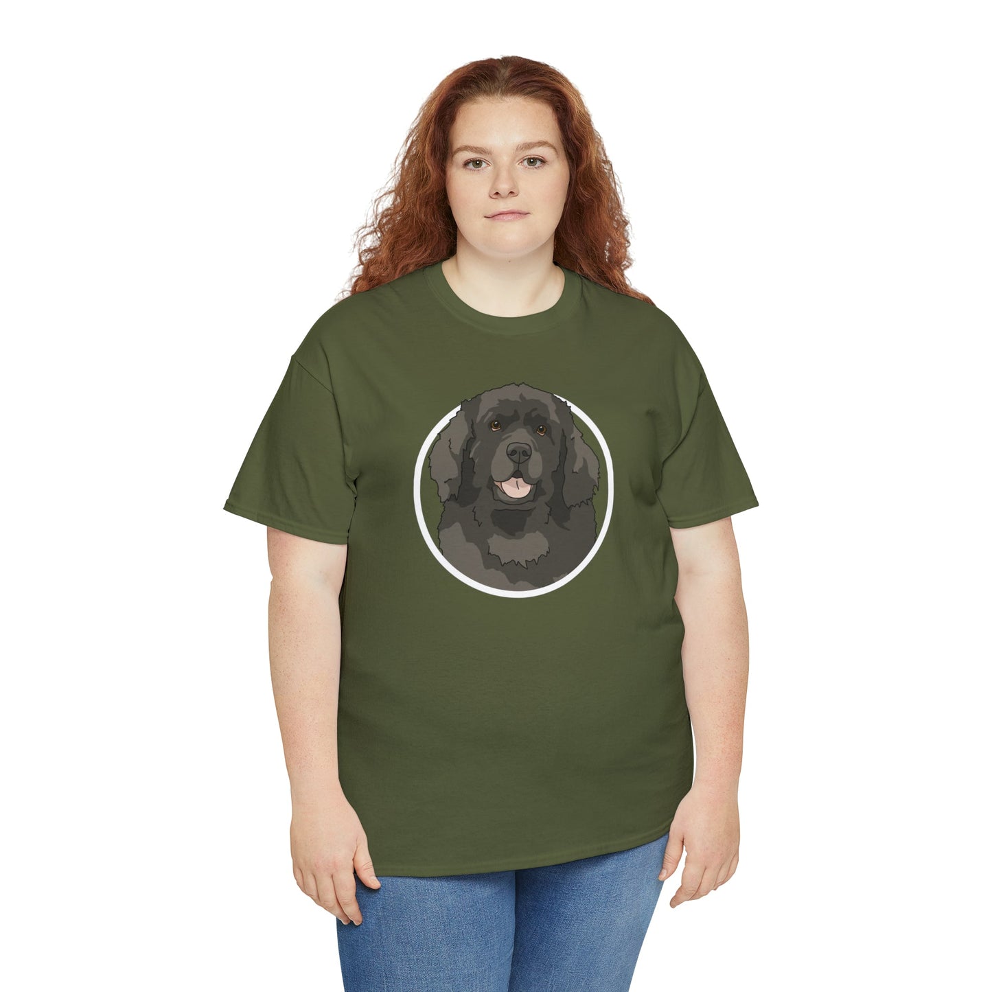 Newfoundland Circle | T-shirt - Detezi Designs-18405734960850901300