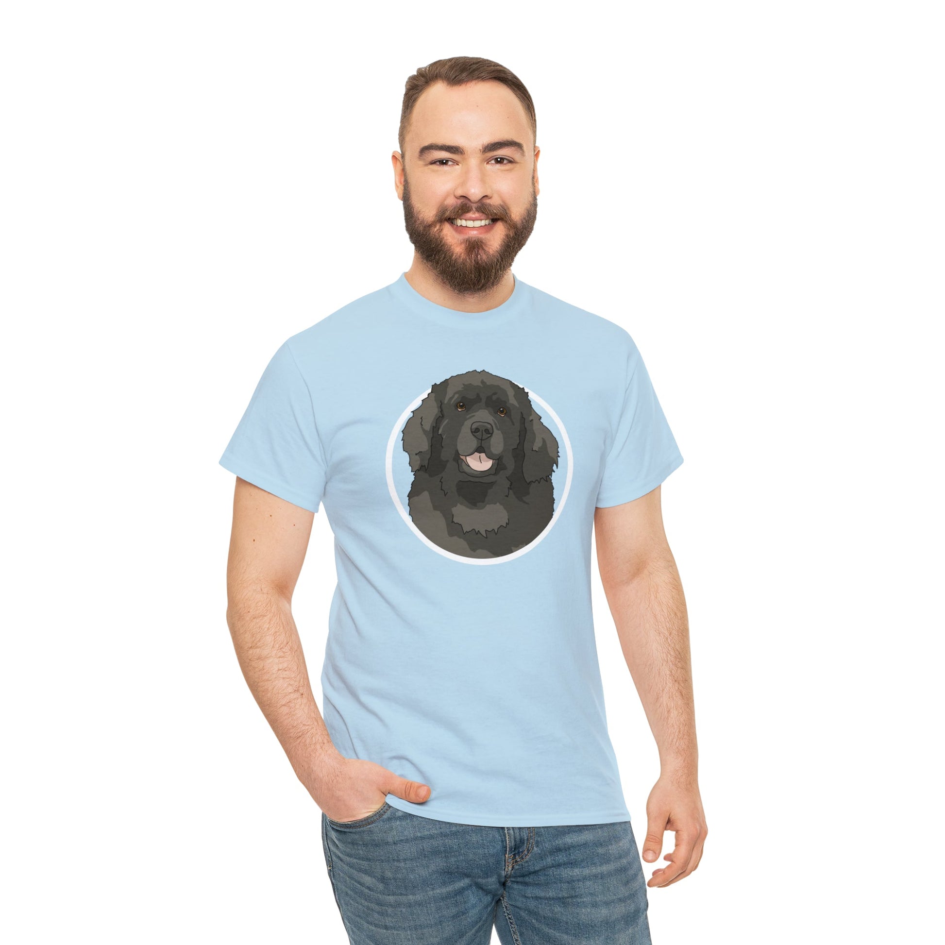 Newfoundland Circle | T-shirt - Detezi Designs-18405734960850901300