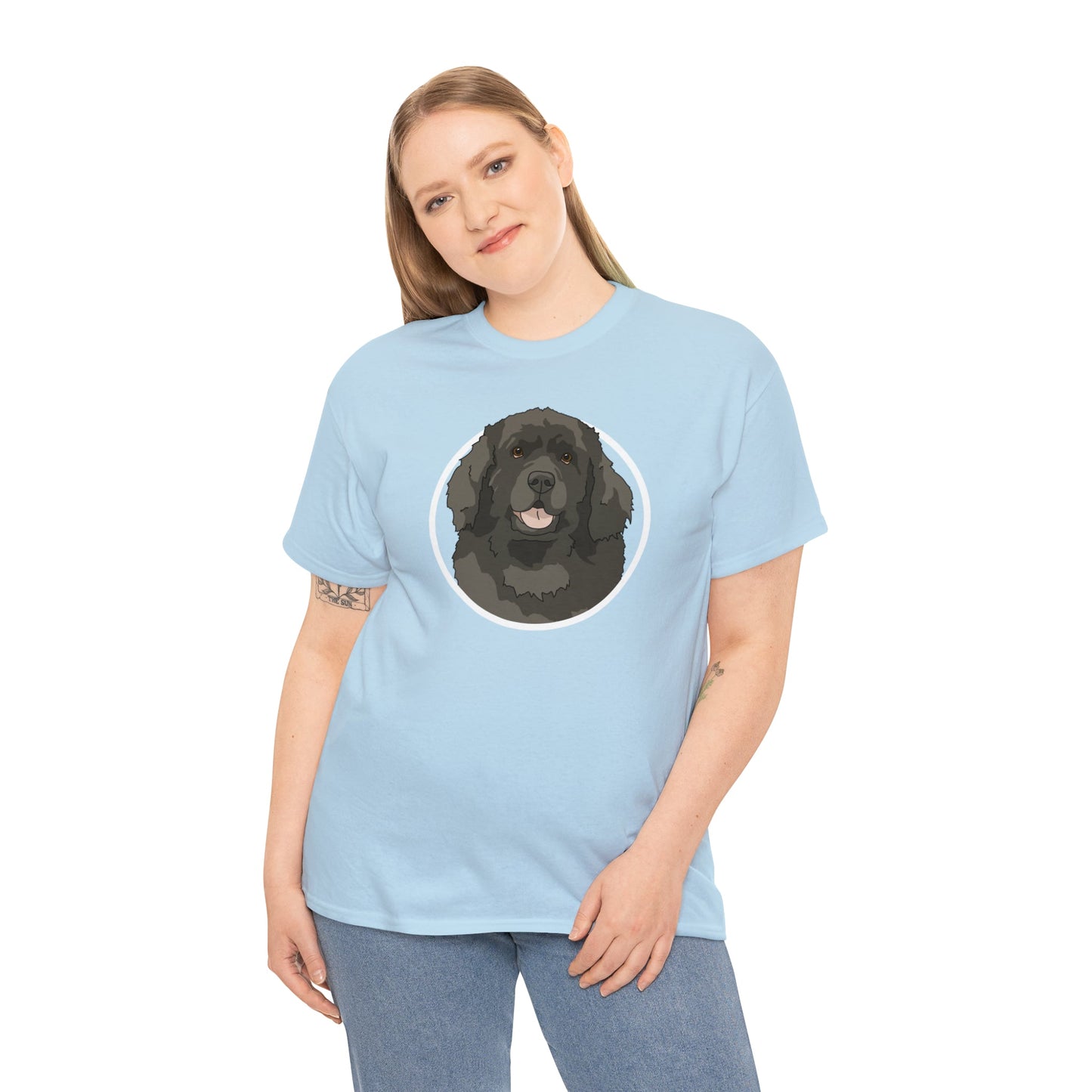 Newfoundland Circle | T-shirt - Detezi Designs-18405734960850901300