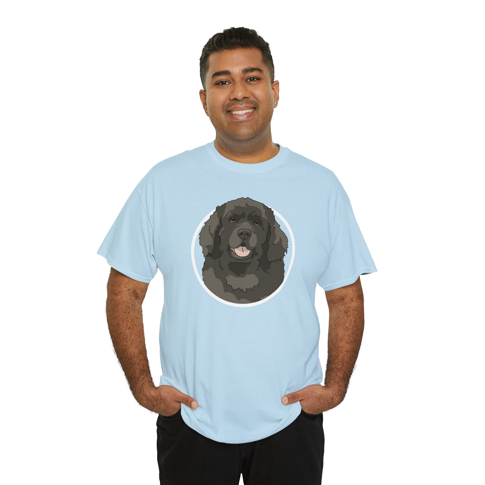 Newfoundland Circle | T-shirt - Detezi Designs-18405734960850901300