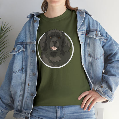 Newfoundland Circle | T-shirt - Detezi Designs-18405734960850901300