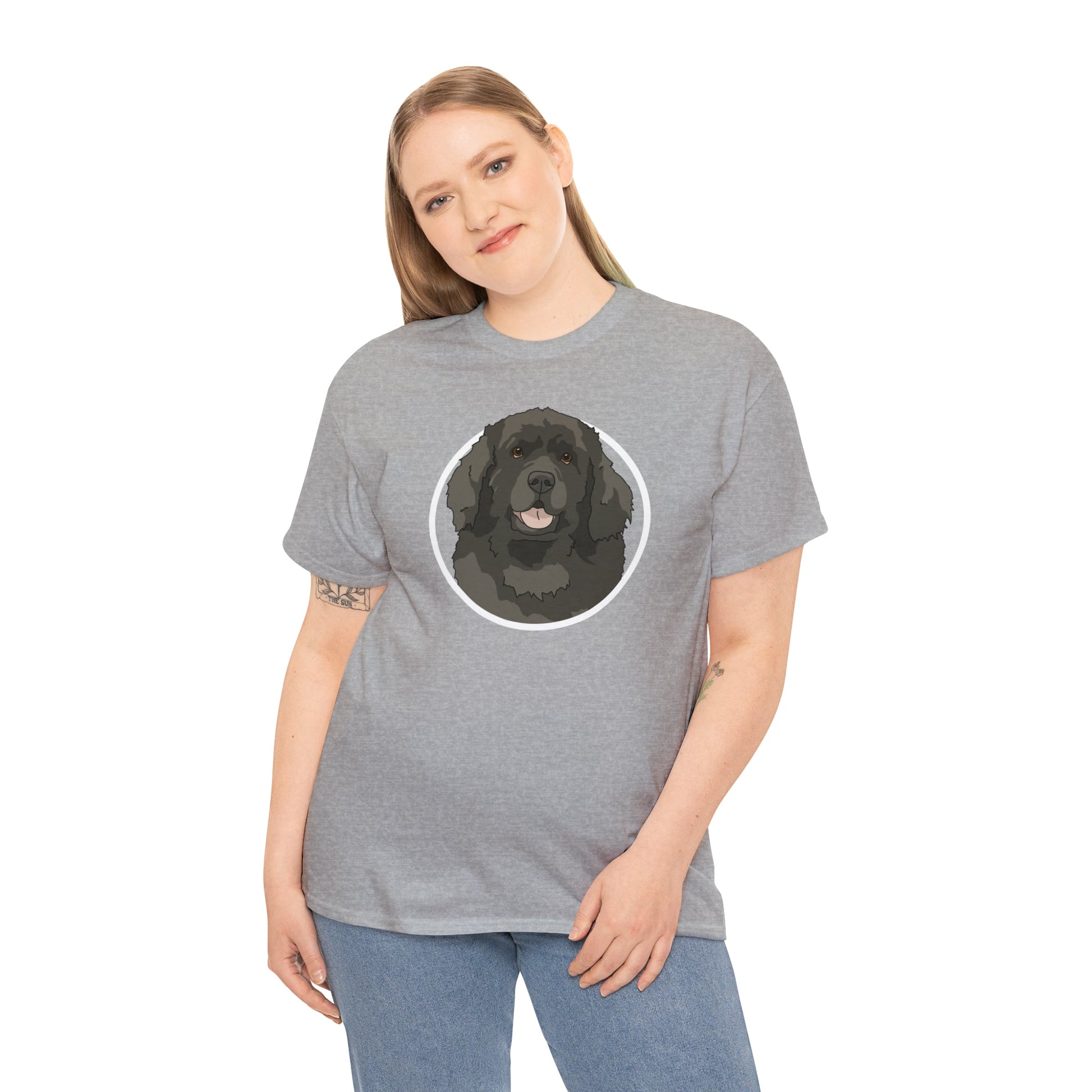 Newfoundland Circle | T-shirt - Detezi Designs-18405734960850901300