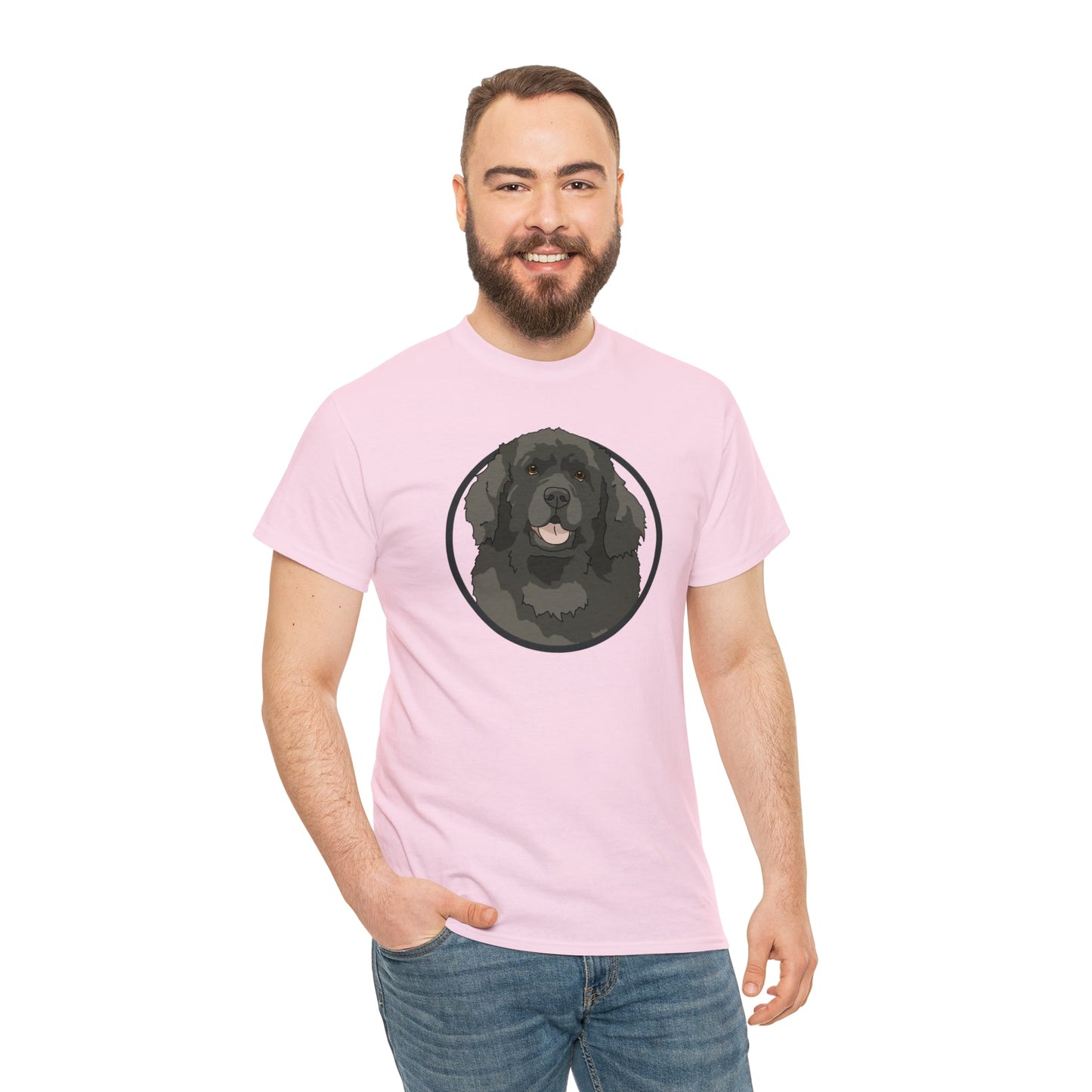 Newfoundland Circle | T-shirt - Detezi Designs-18405734960850901300