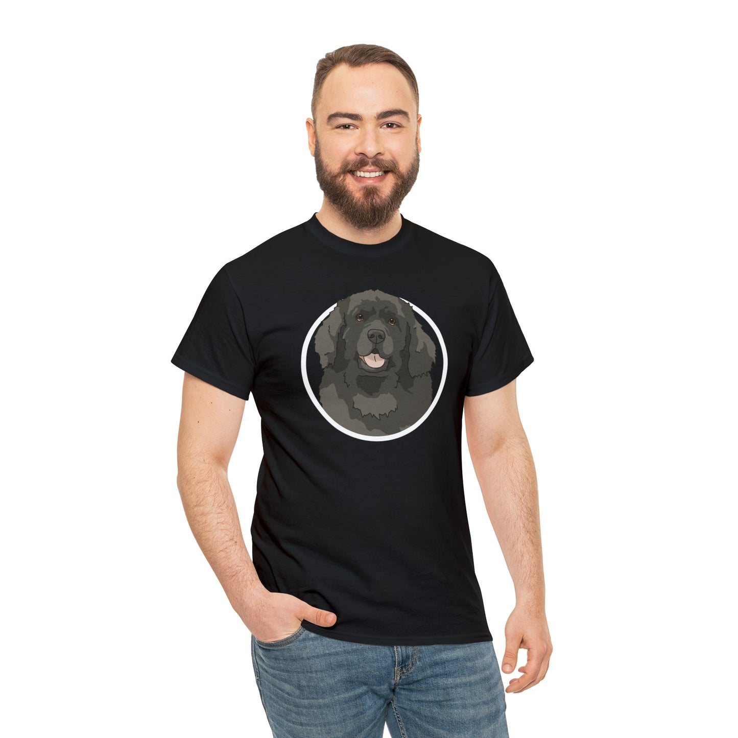 Newfoundland Circle | T-shirt - Detezi Designs-18405734960850901300