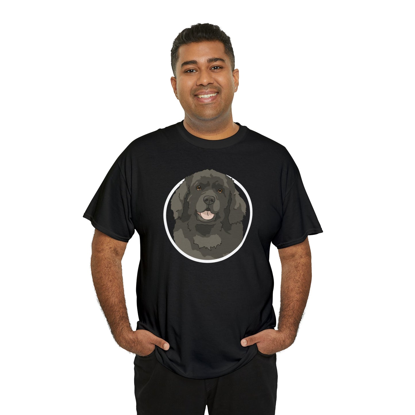 Newfoundland Circle | T-shirt - Detezi Designs-18405734960850901300