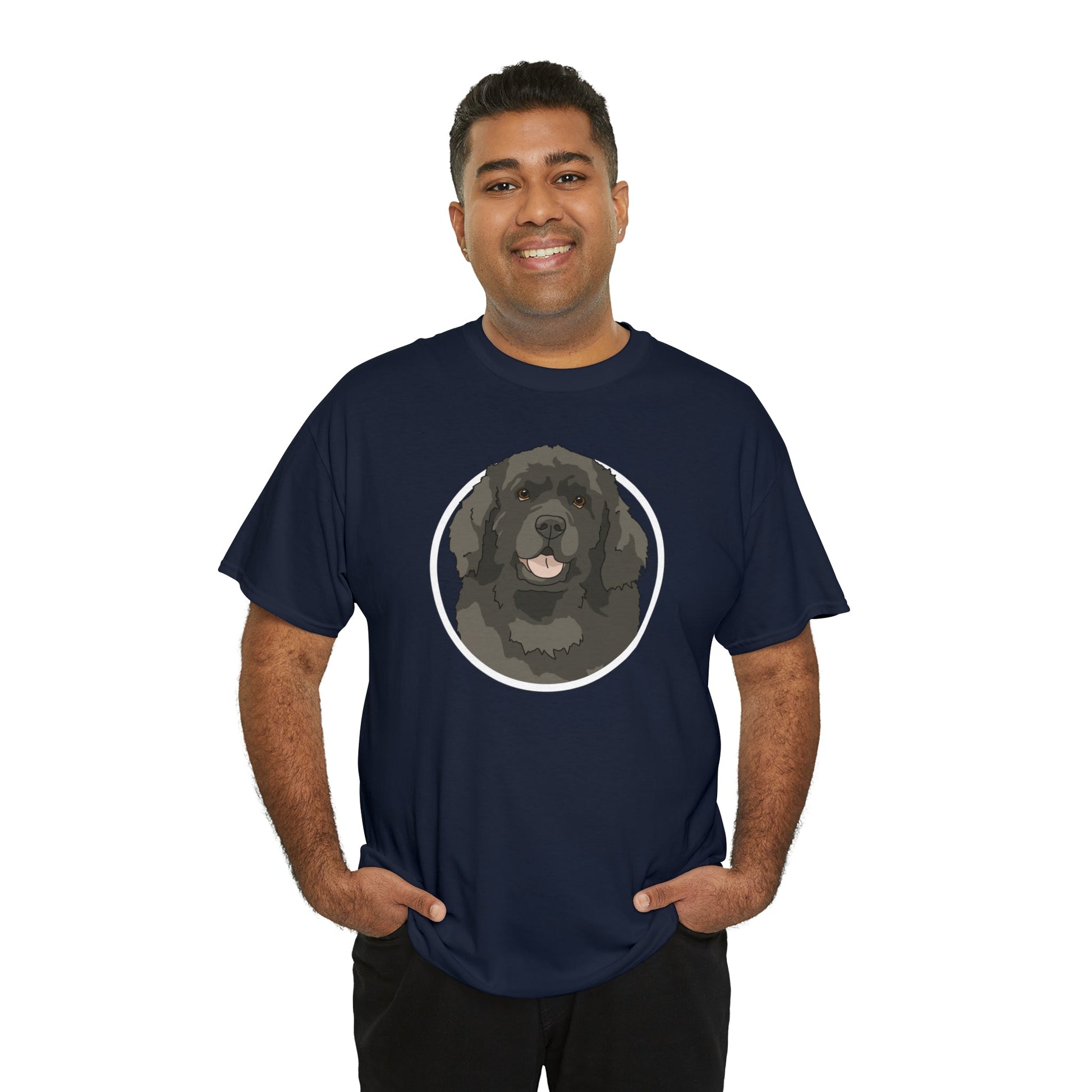 Newfoundland Circle | T-shirt - Detezi Designs-18405734960850901300