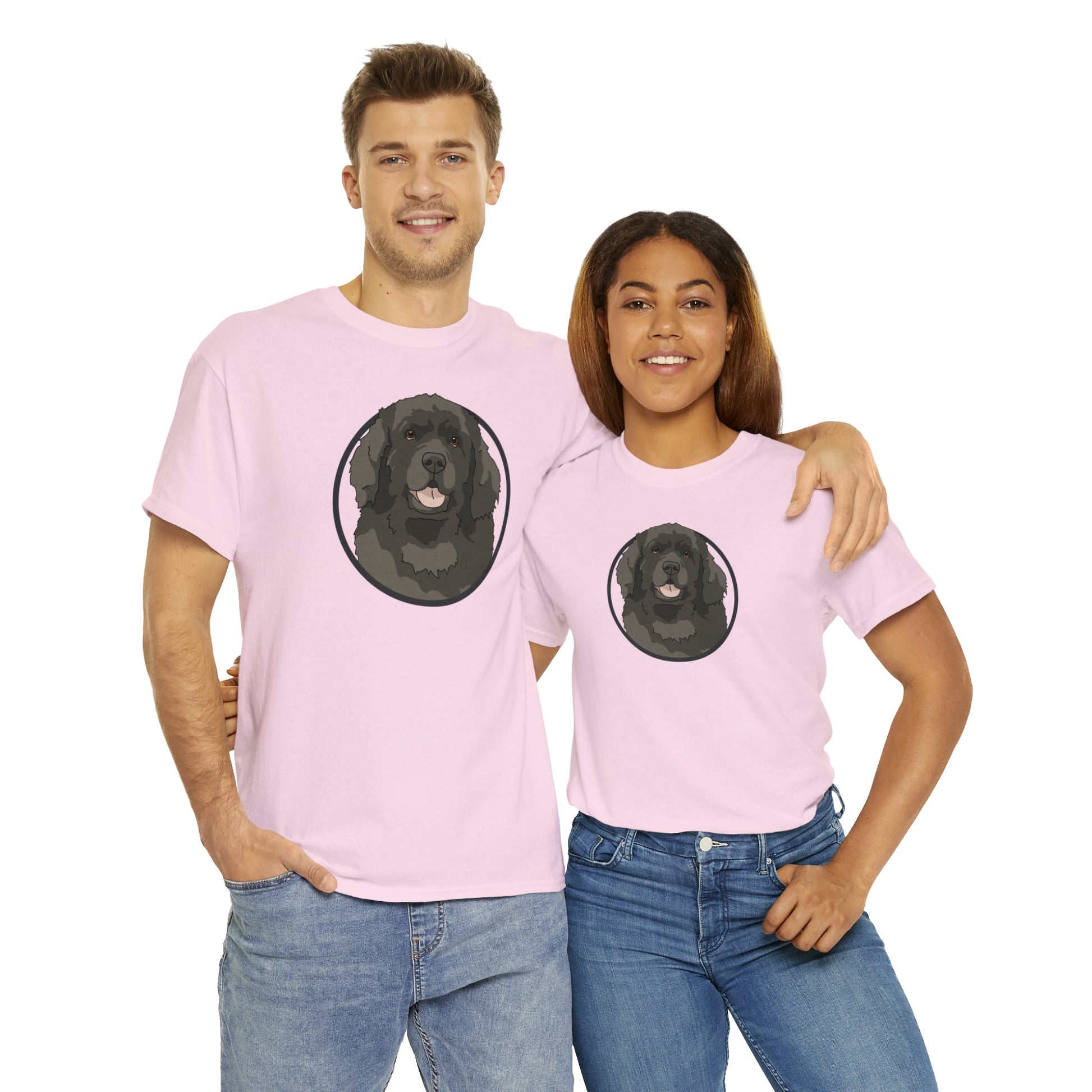 Newfoundland Circle | T-shirt - Detezi Designs-18405734960850901300