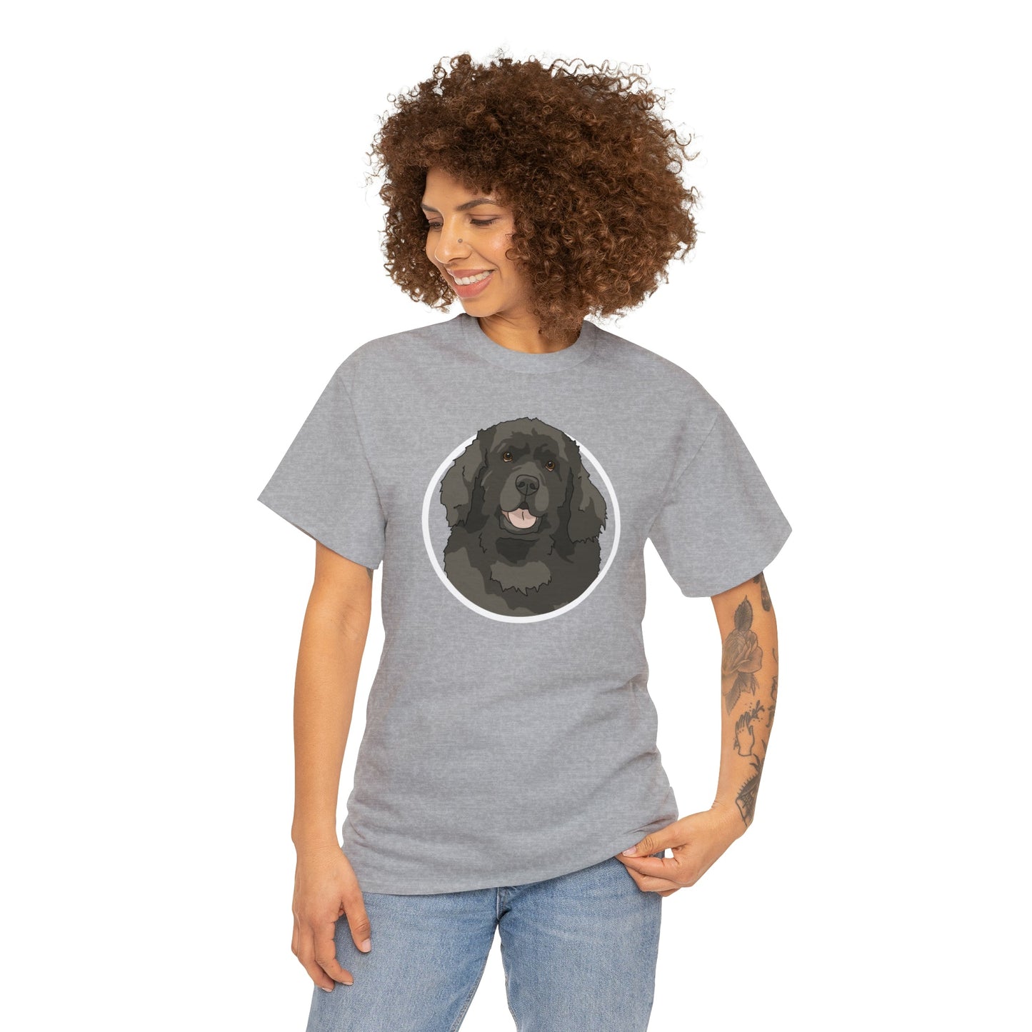 Newfoundland Circle | T-shirt - Detezi Designs-18405734960850901300