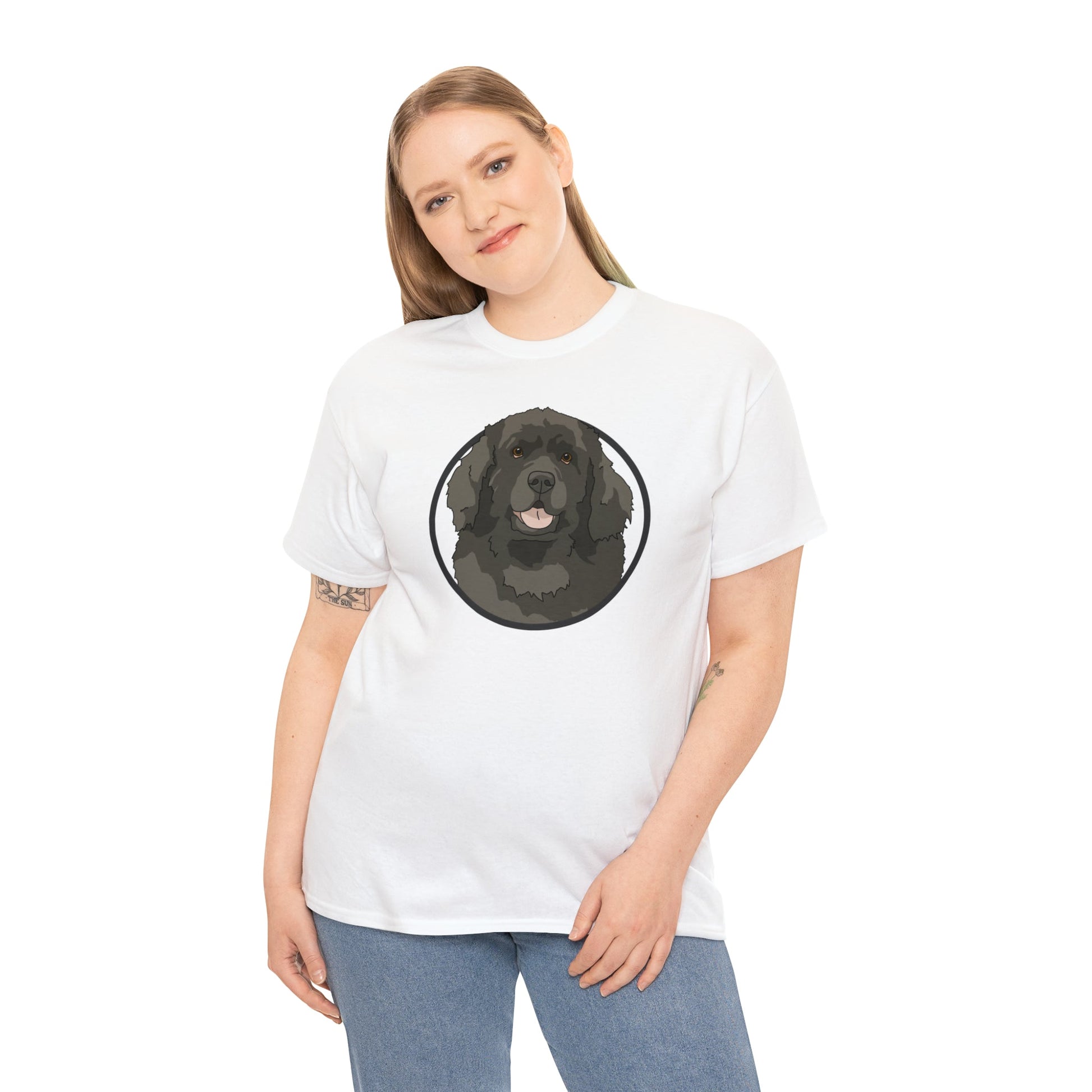 Newfoundland Circle | T-shirt - Detezi Designs-18405734960850901300