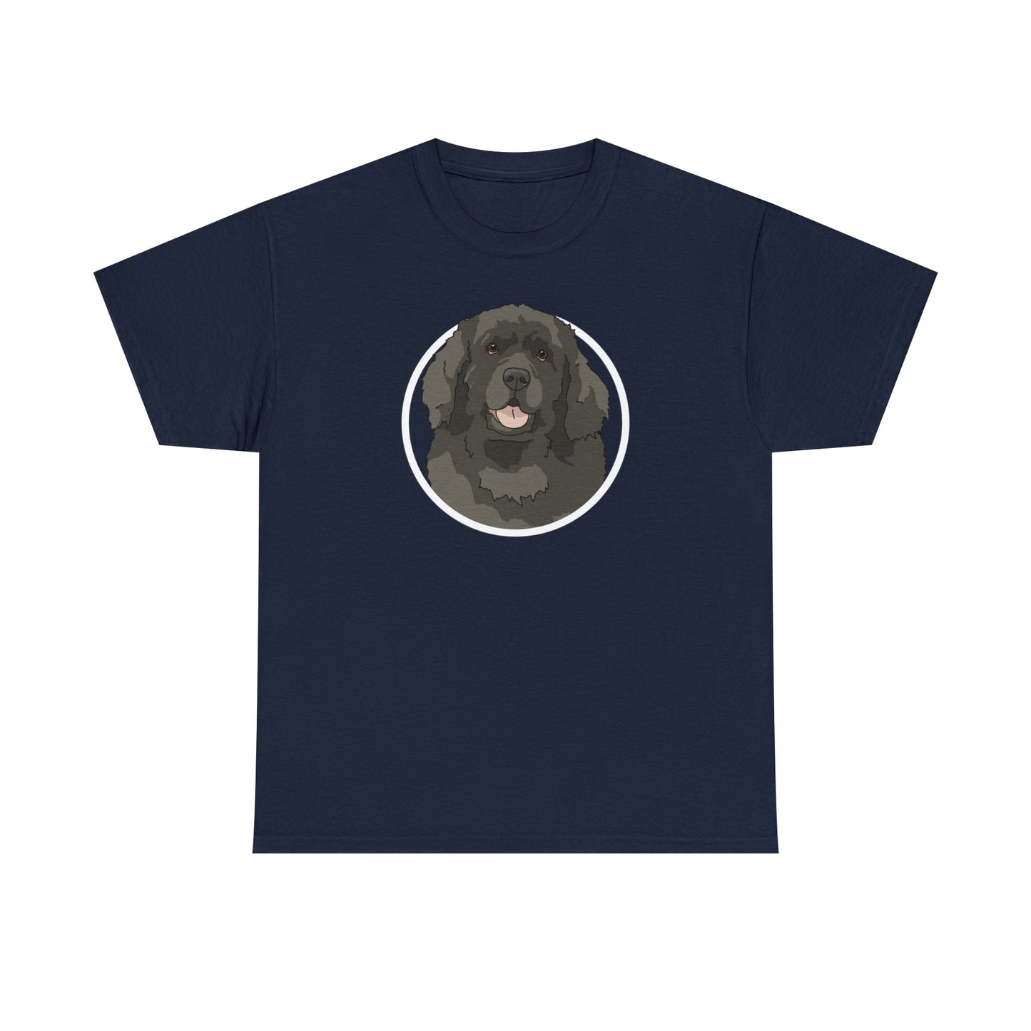 Newfoundland Circle | T-shirt - Detezi Designs-24972298095102785358