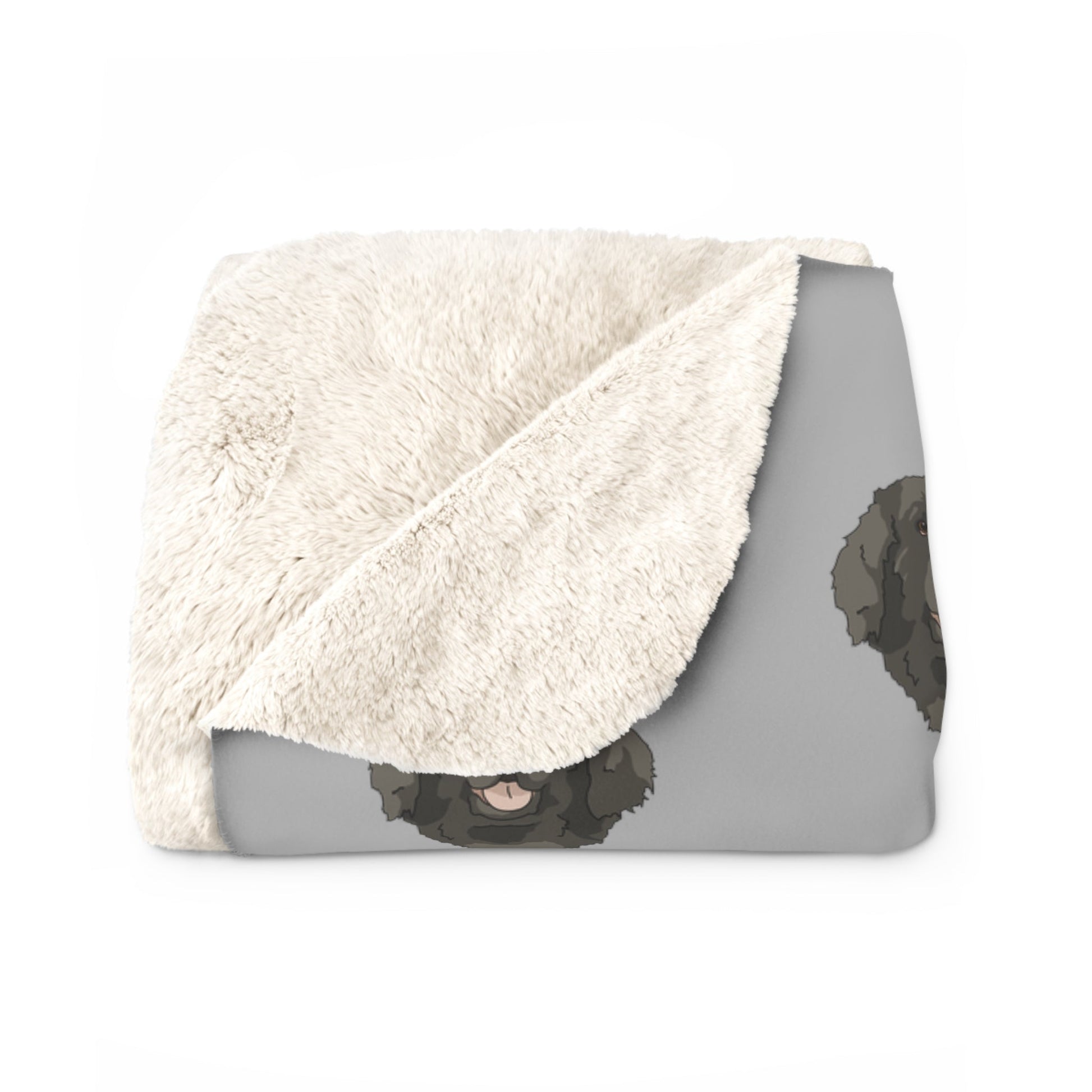 Newfoundland Faces | Sherpa Fleece Blanket - Detezi Designs-32870899604721165813