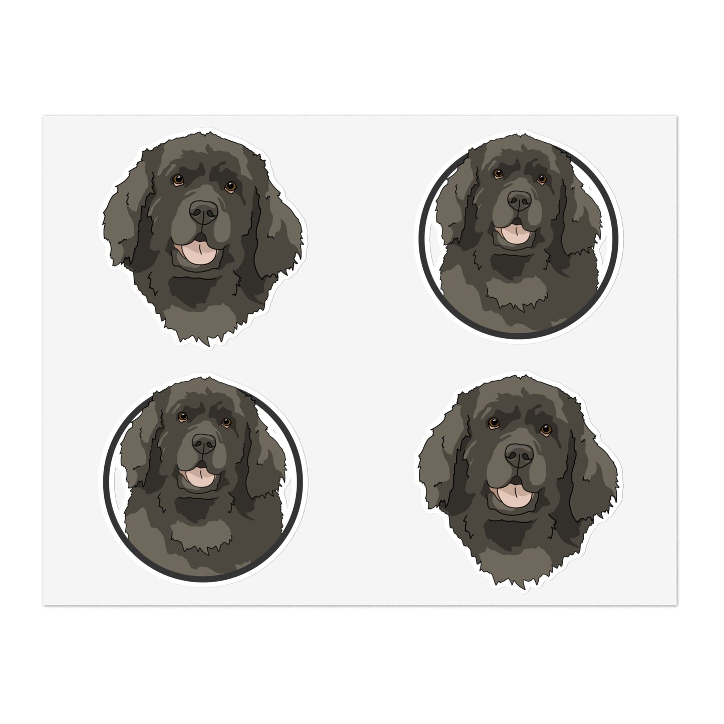 Newfoundland | Sticker Sheet - Detezi Designs-71458753473700404846