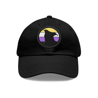 Nonbinary Pride | Pit Bull Silhouette | Dad Hat - Detezi Designs-14632098799946935844