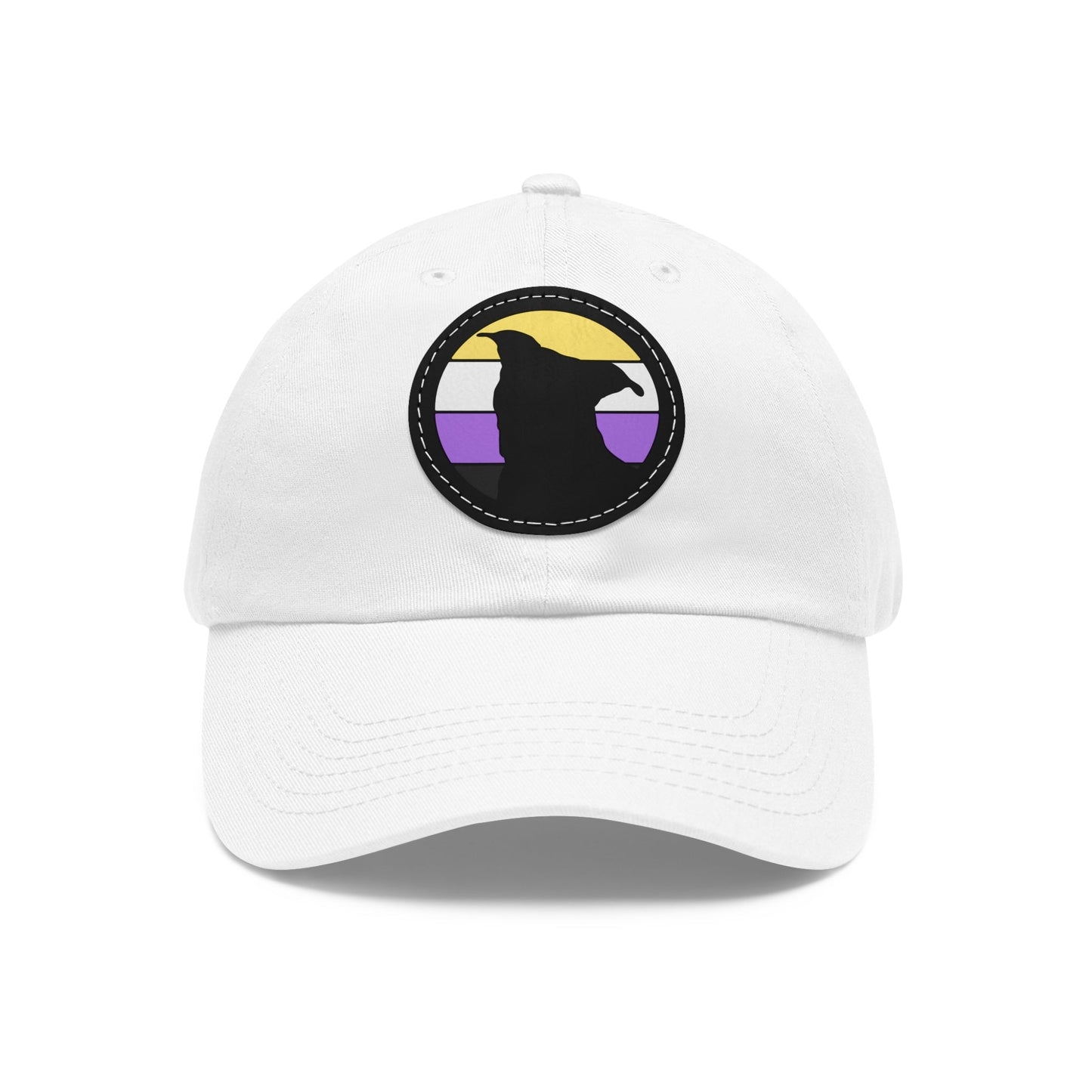 Nonbinary Pride | Pit Bull Silhouette | Dad Hat - Detezi Designs-25329974404749405442