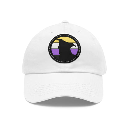 Nonbinary Pride | Pit Bull Silhouette | Dad Hat - Detezi Designs-25329974404749405442