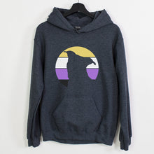 Load image into Gallery viewer, Nonbinary Pride | Pit Bull Silhouette | Hooded Sweatshirt - Detezi Designs-21801056882357999344
