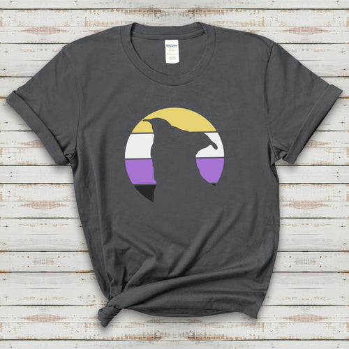 Nonbinary Pride | Pit Bull Silhouette | T-shirt - Detezi Designs-31230371019696443531