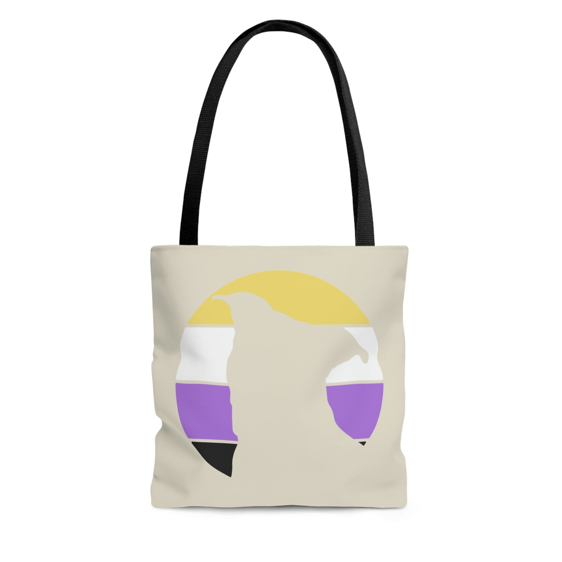 Nonbinary Pride | Pit Bull Silhouette | Tote Bag - Detezi Designs-17529408258346584808