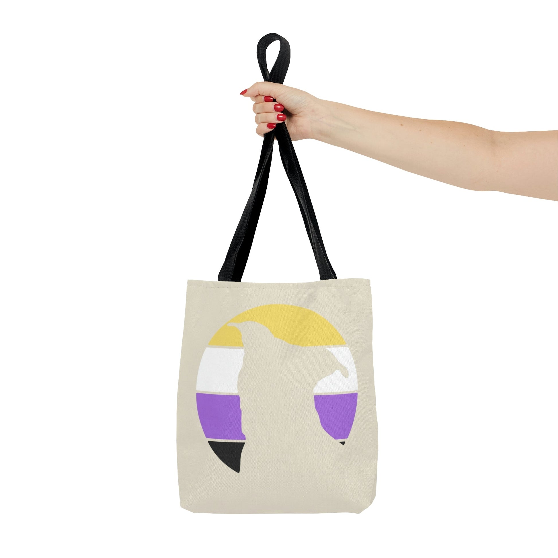 Nonbinary Pride | Pit Bull Silhouette | Tote Bag - Detezi Designs-17529408258346584808