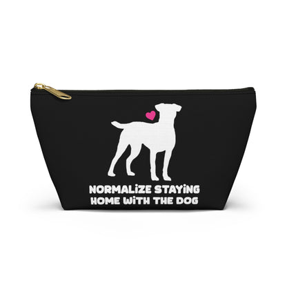 Normalize Staying Home With The Dog | Pencil Case - Detezi Designs-16490560142590224424