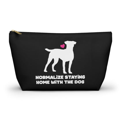 Normalize Staying Home With The Dog | Pencil Case - Detezi Designs-29557989194553976059