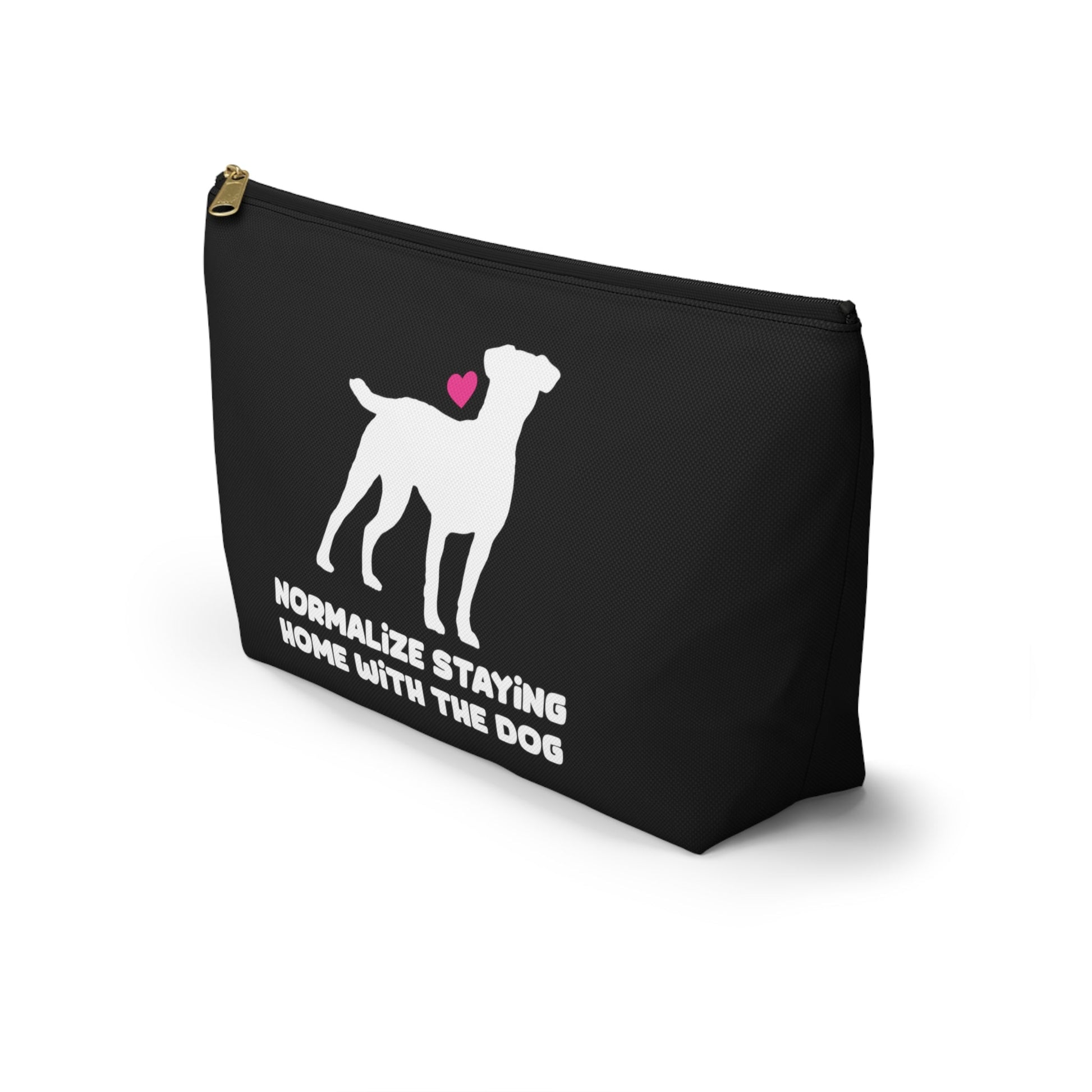 Normalize Staying Home With The Dog | Pencil Case - Detezi Designs-29557989194553976059