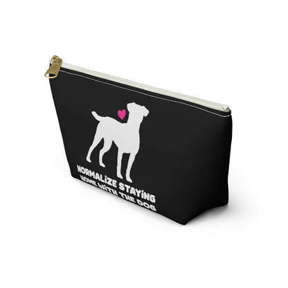 Normalize Staying Home With The Dog | Pencil Case - Detezi Designs-29557989194553976059