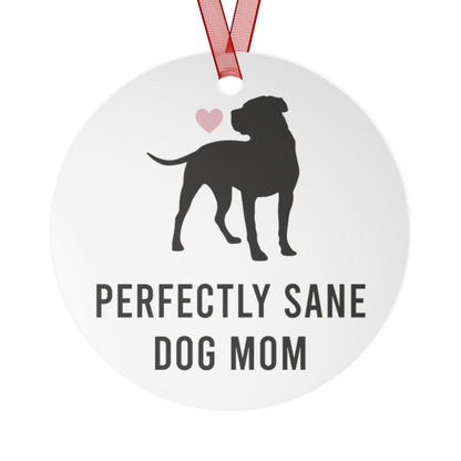 Perfectly Sane Dog Mom | 2023 Holiday Ornament - Detezi Designs-29018832169465442035