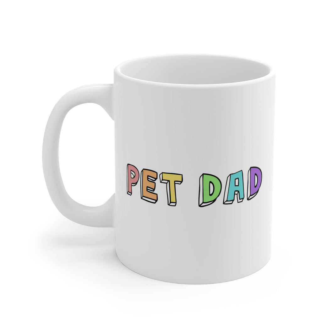 Pet Dad | 11oz Mug - Detezi Designs-22570459611759138583
