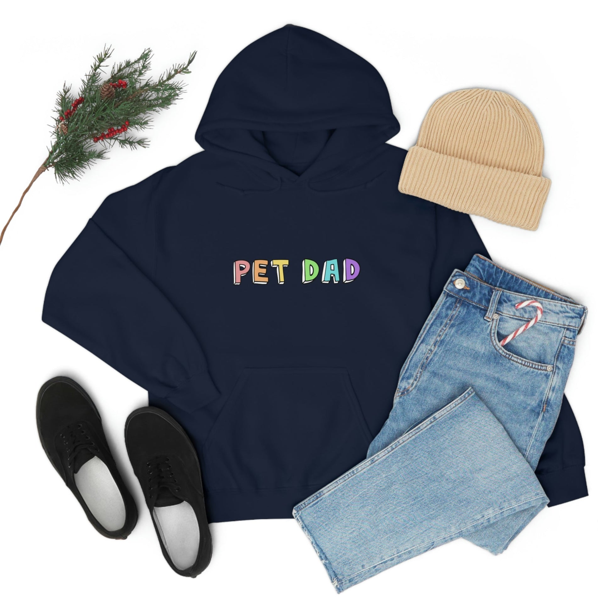 Pet Dad | Hooded Sweatshirt - Detezi Designs-28670832176800417439