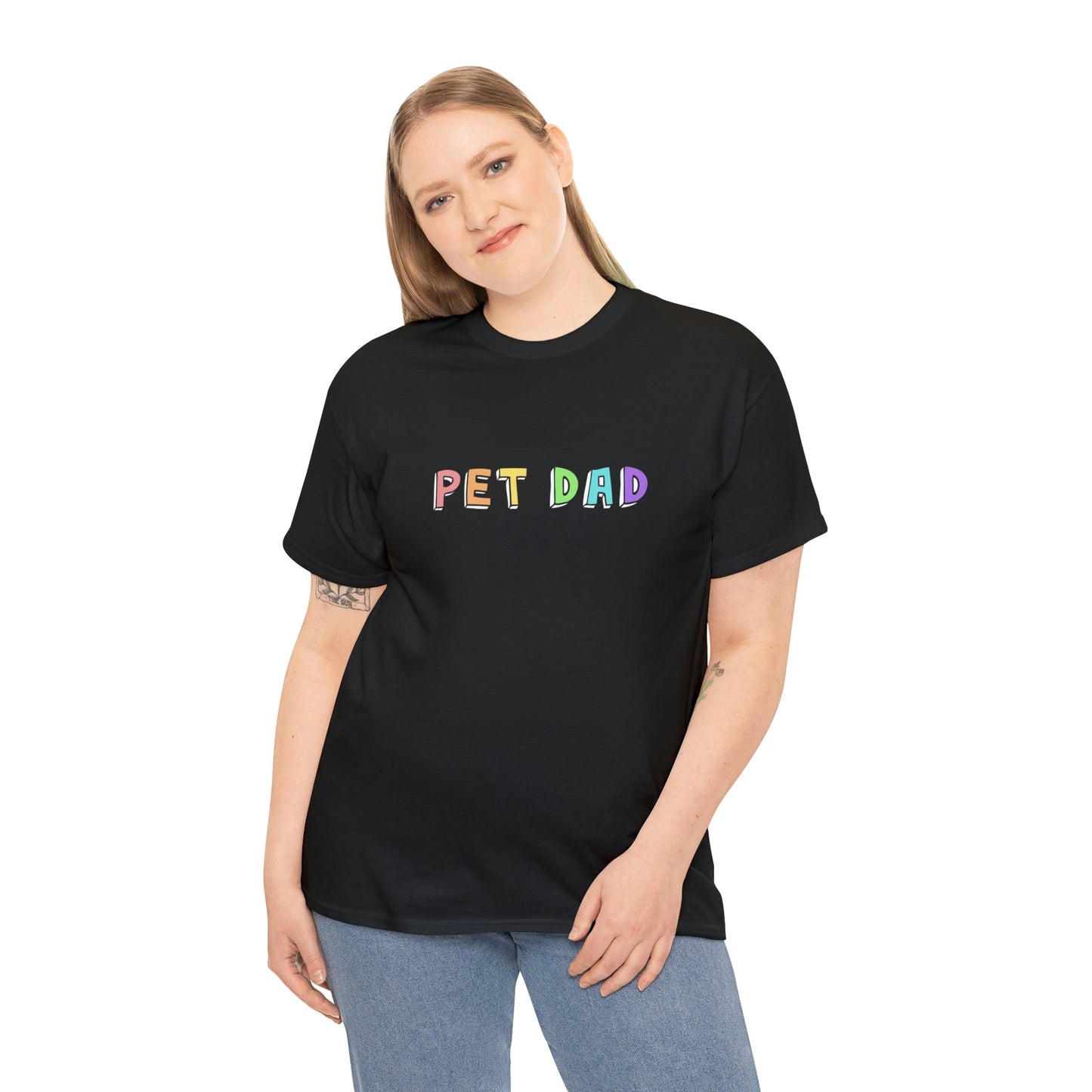 Pet Dad | Text Tees - Detezi Designs-12347238185322172777