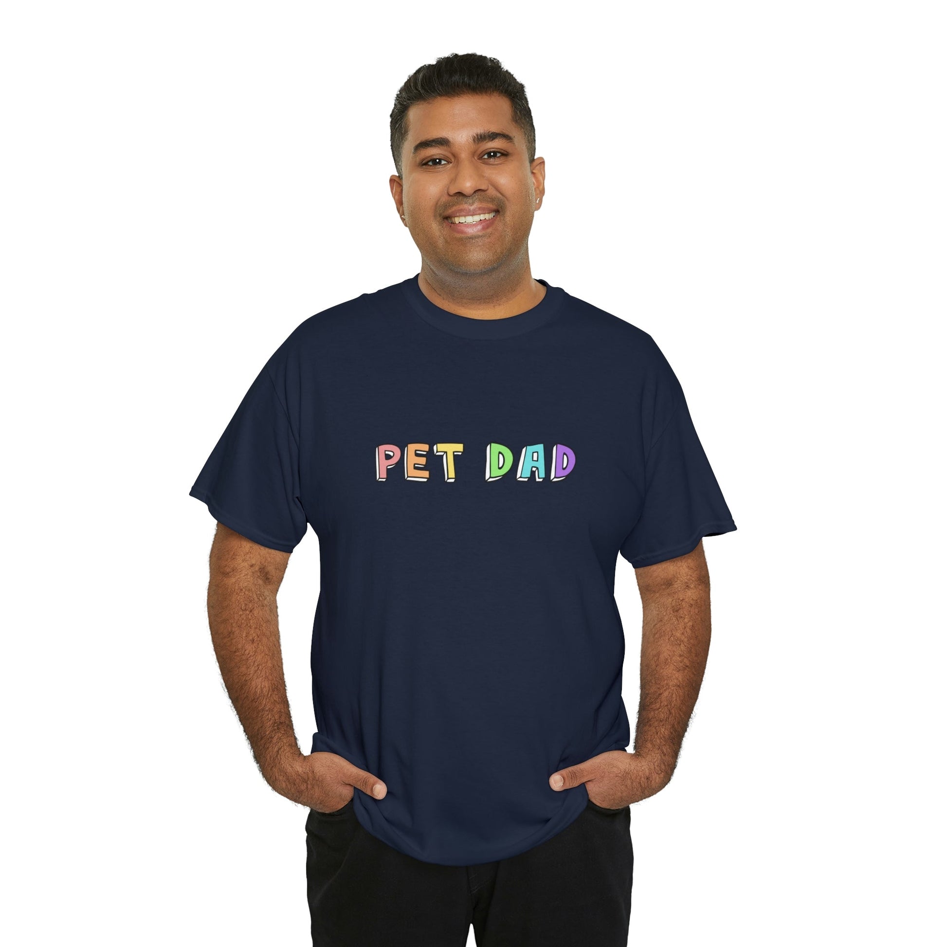 Pet Dad | Text Tees - Detezi Designs-14240205846948744495
