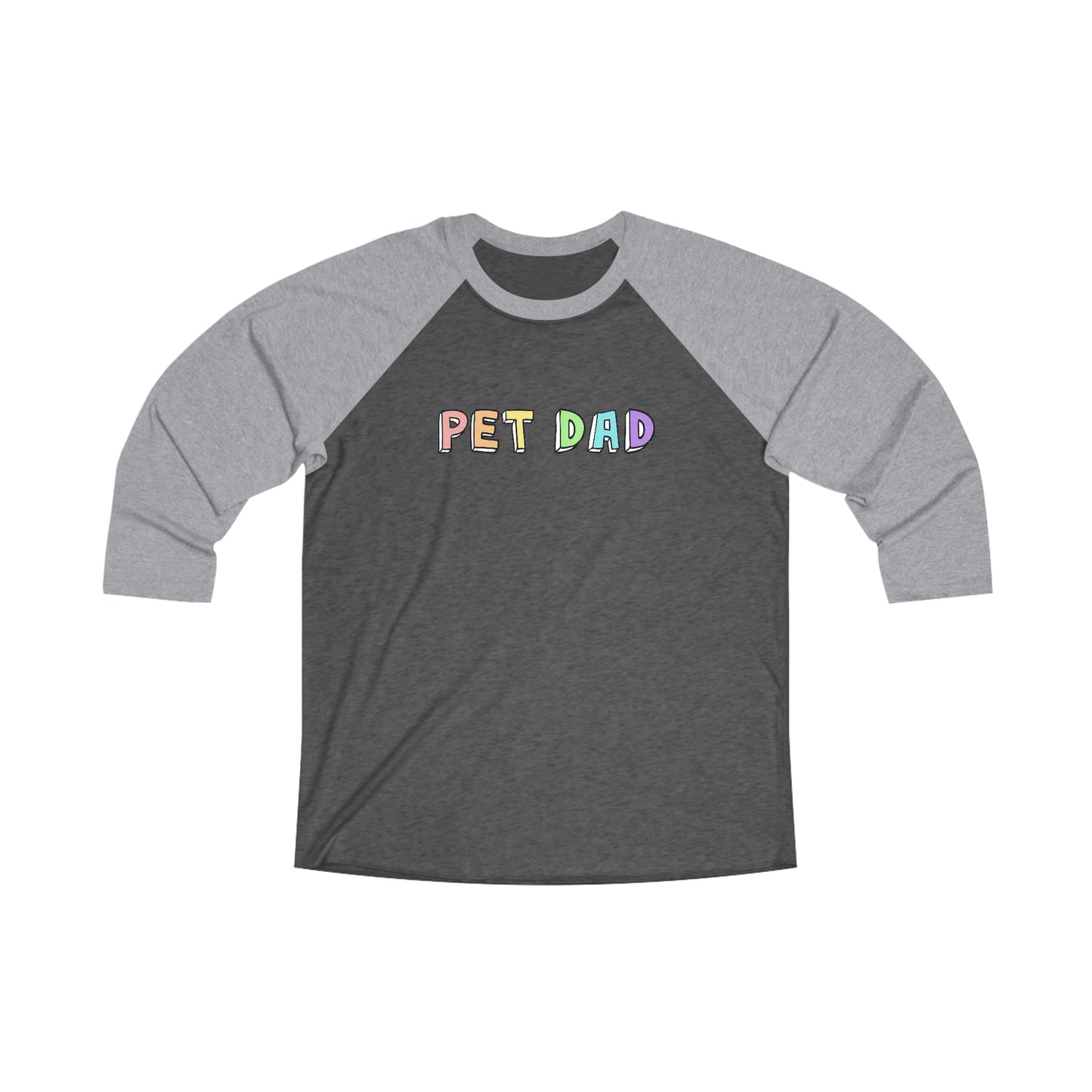 Pet Dad | Unisex 3\4 Sleeve Tee - Detezi Designs-19763777892369301814