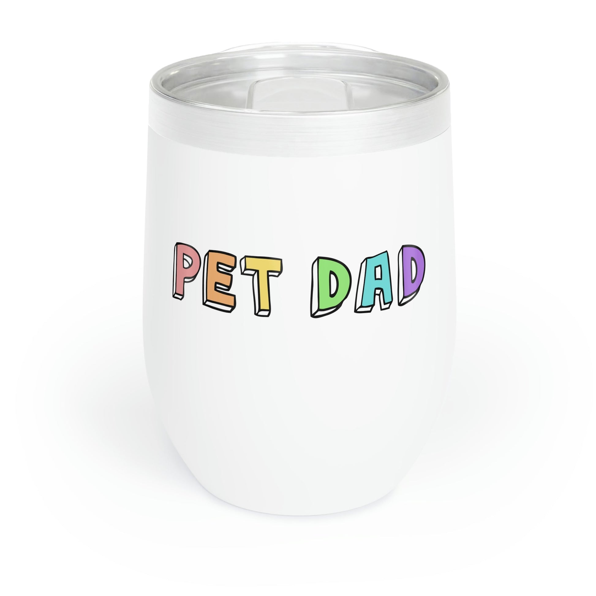 Pet Dad | Wine Tumbler - Detezi Designs-69788937920025906098
