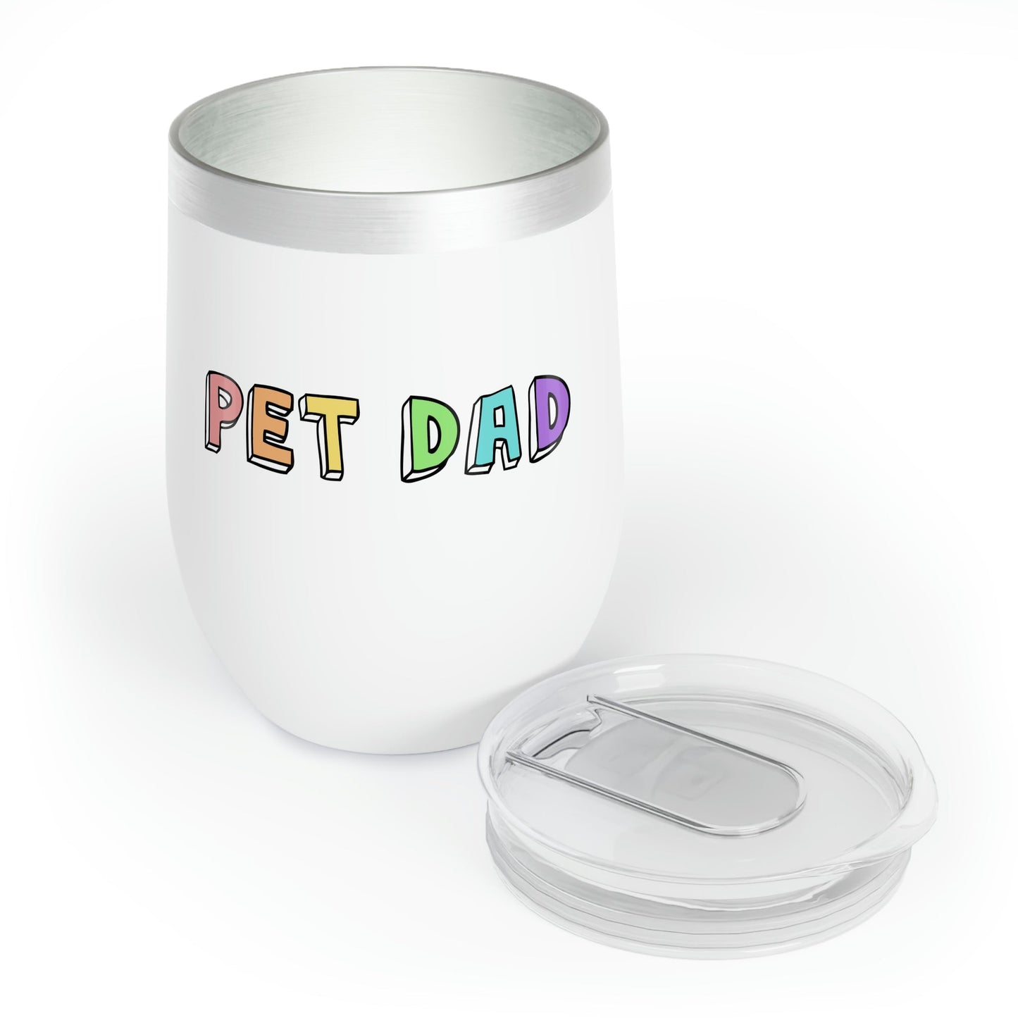 Pet Dad | Wine Tumbler - Detezi Designs-69788937920025906098