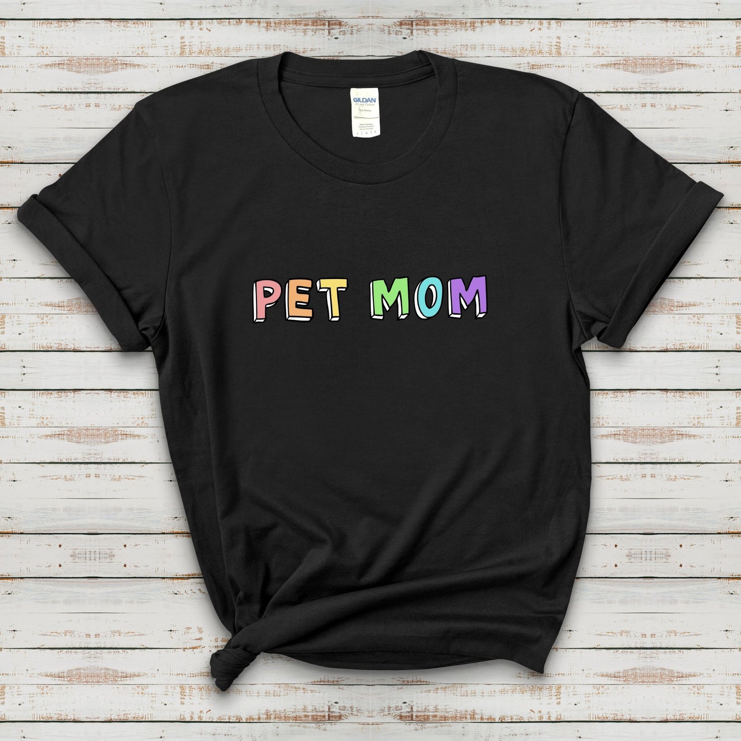 Pet Mom | Text Tees - Detezi Designs-15997287581964485439