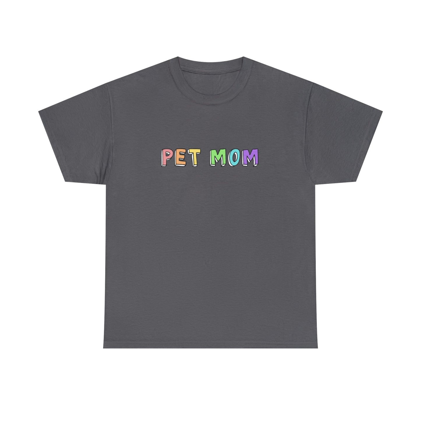 Pet Mom | Text Tees - Detezi Designs-25481159879202416636